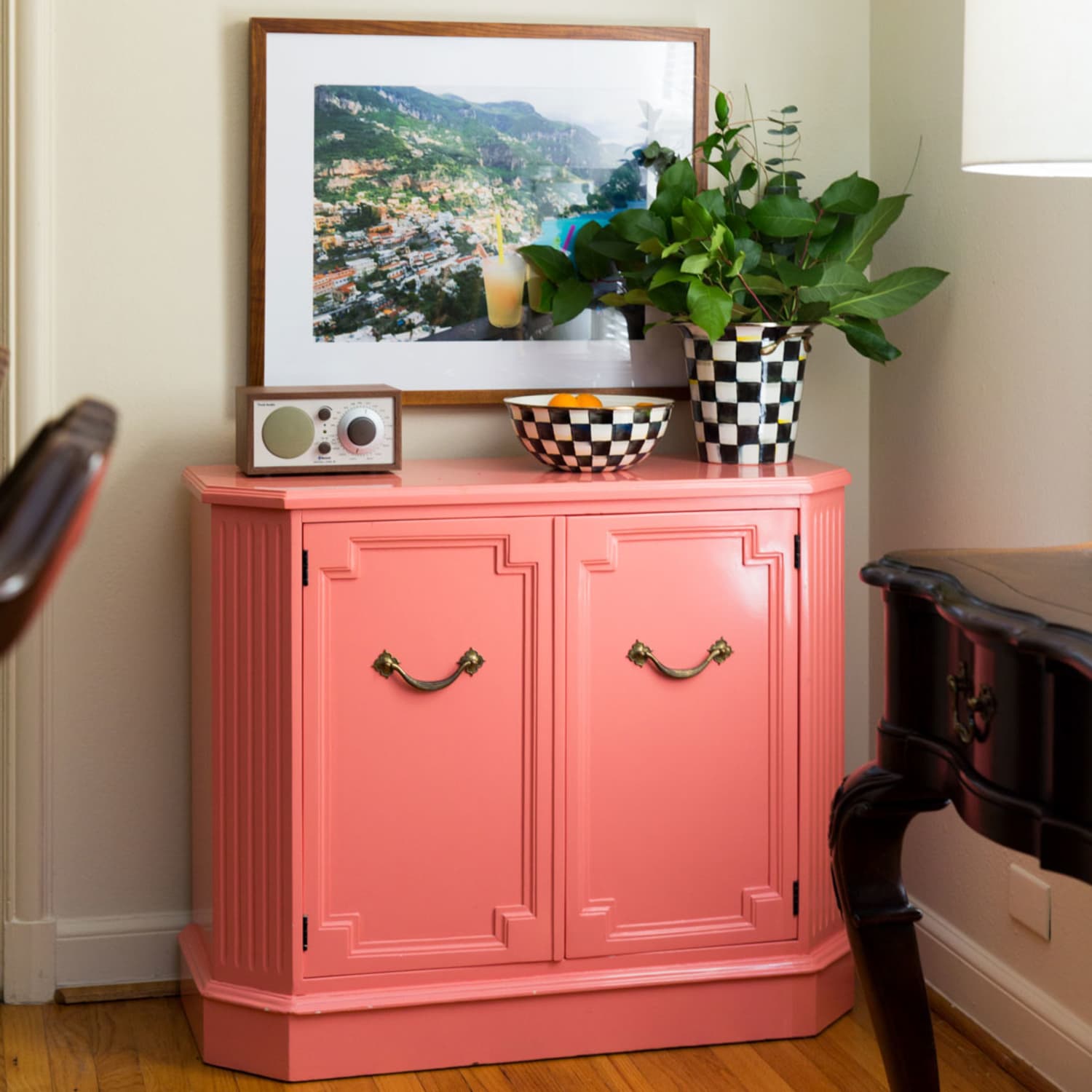 Furniture Makeover: Black Modern Sideboard  Little House of Four -  Creating a beautiful home, one thrifty project at a time.
