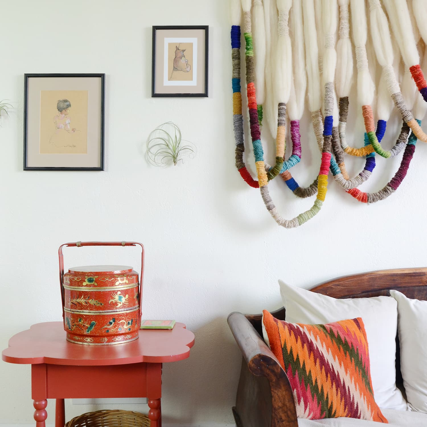 10 Fabric Wall Hangings Fun Things To Hang Paint On Walls