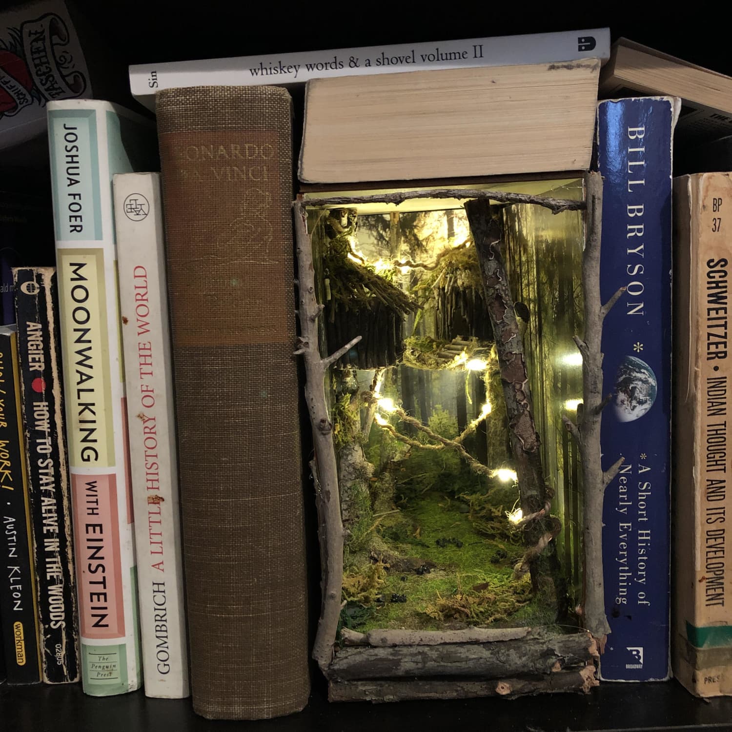 Book Nook Bookshelf Insert Dioramas