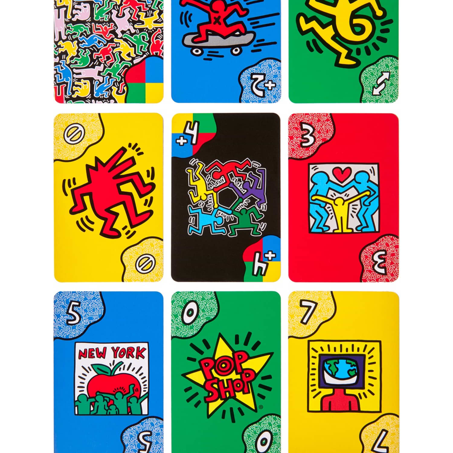 Jogo UNO Artist Keith Haring É o jogo UNO que você conhece agora