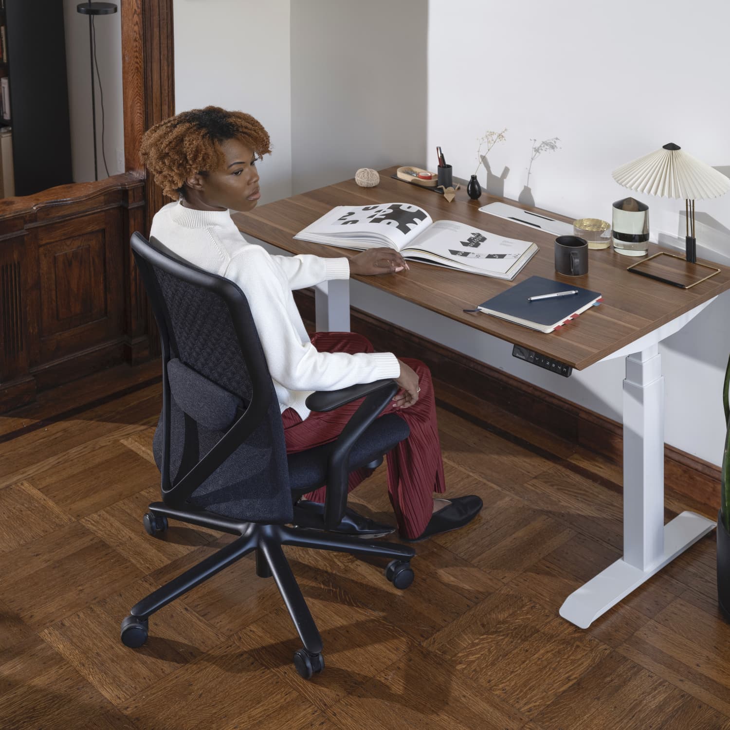 This WFH-Friendly Desk Chair Solved My Back Pain and Brightened Up