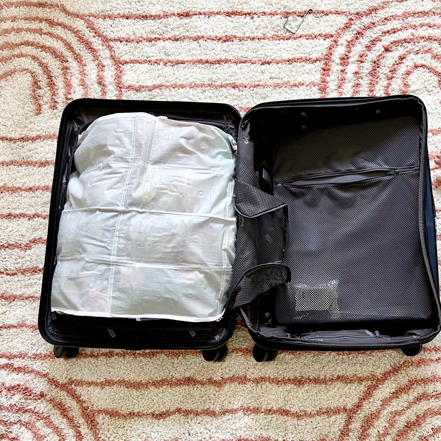 I Tried Packing My Kids' Suitcase Using a Shoe Organizer