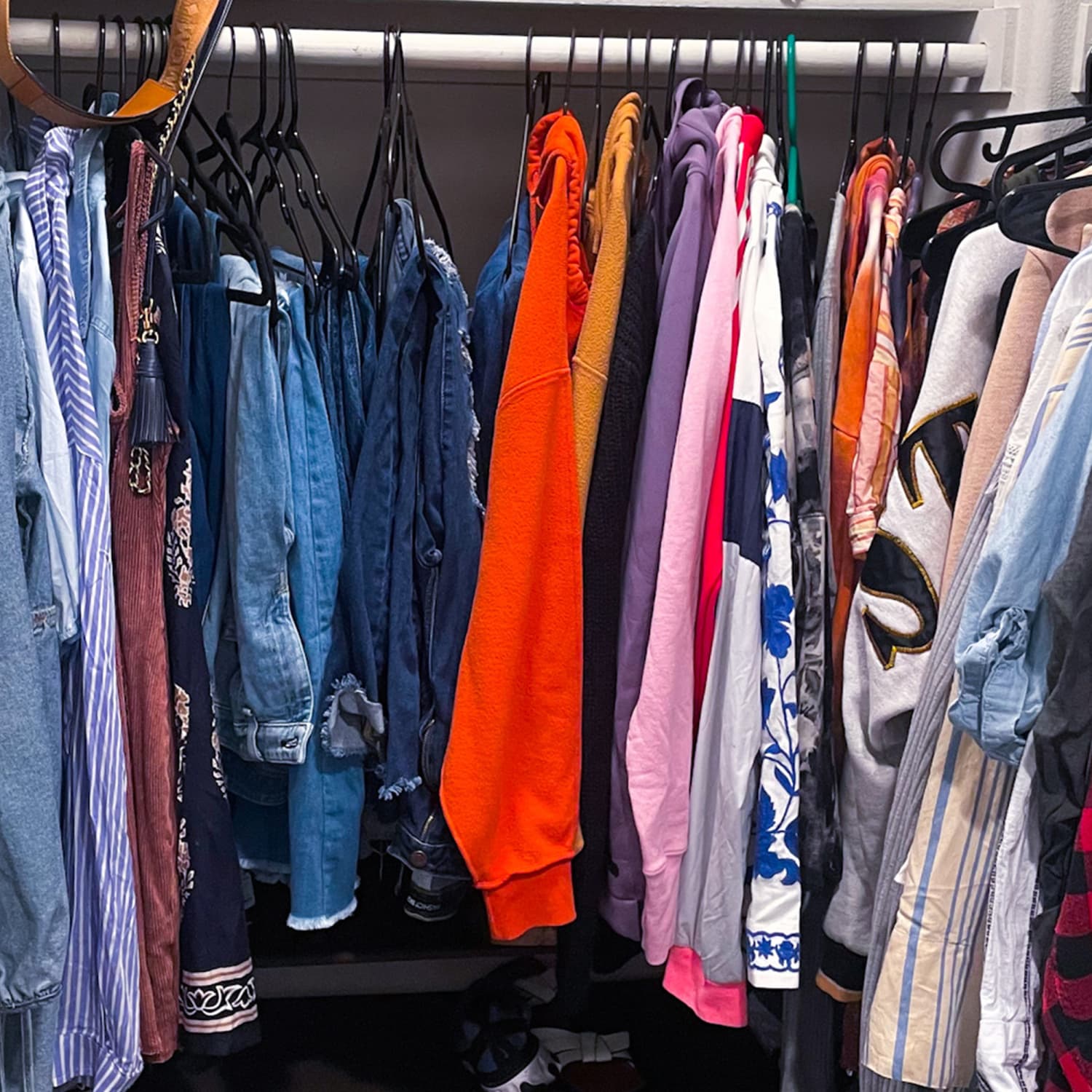 Organized a client's hallway closet! They were very excited that