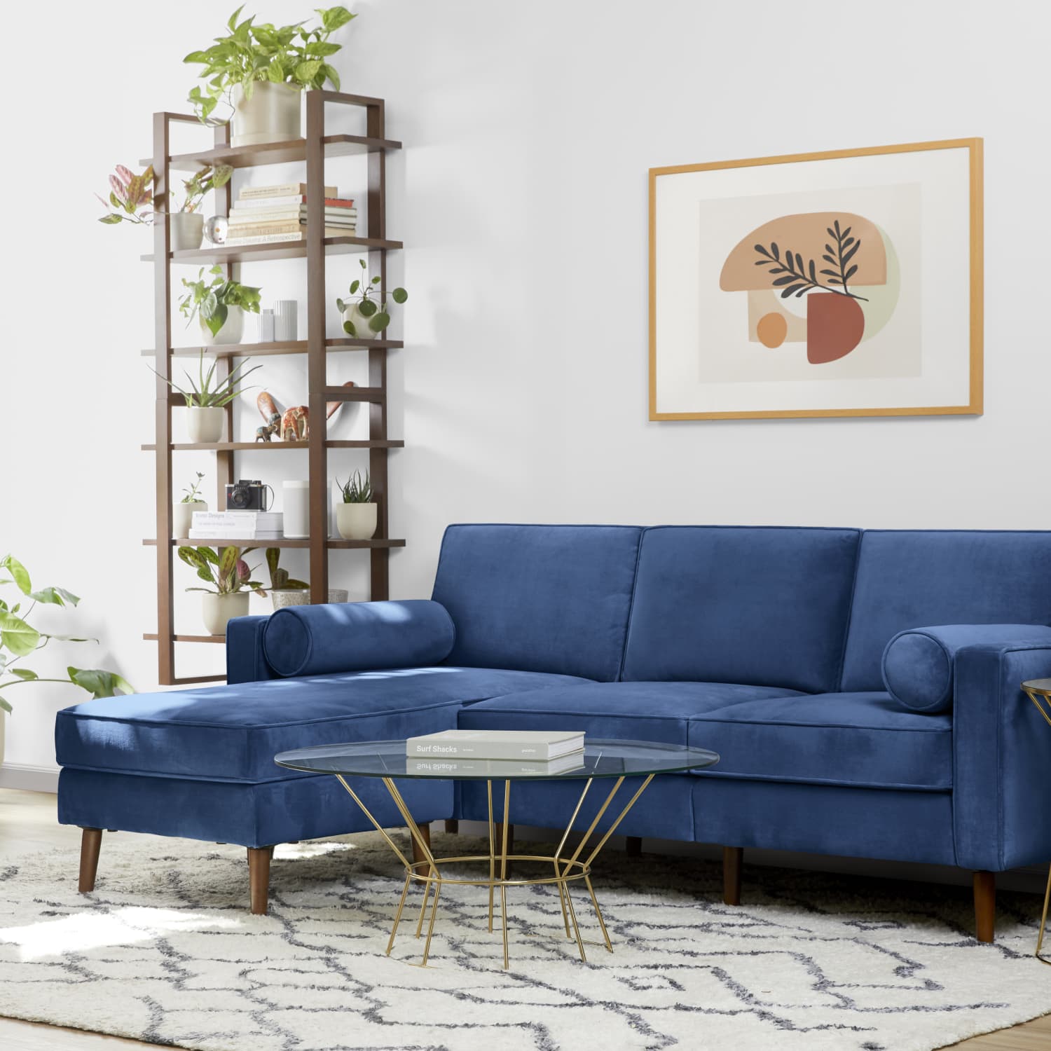 Burrow Velvet Sofa Launch Apartment Therapy
