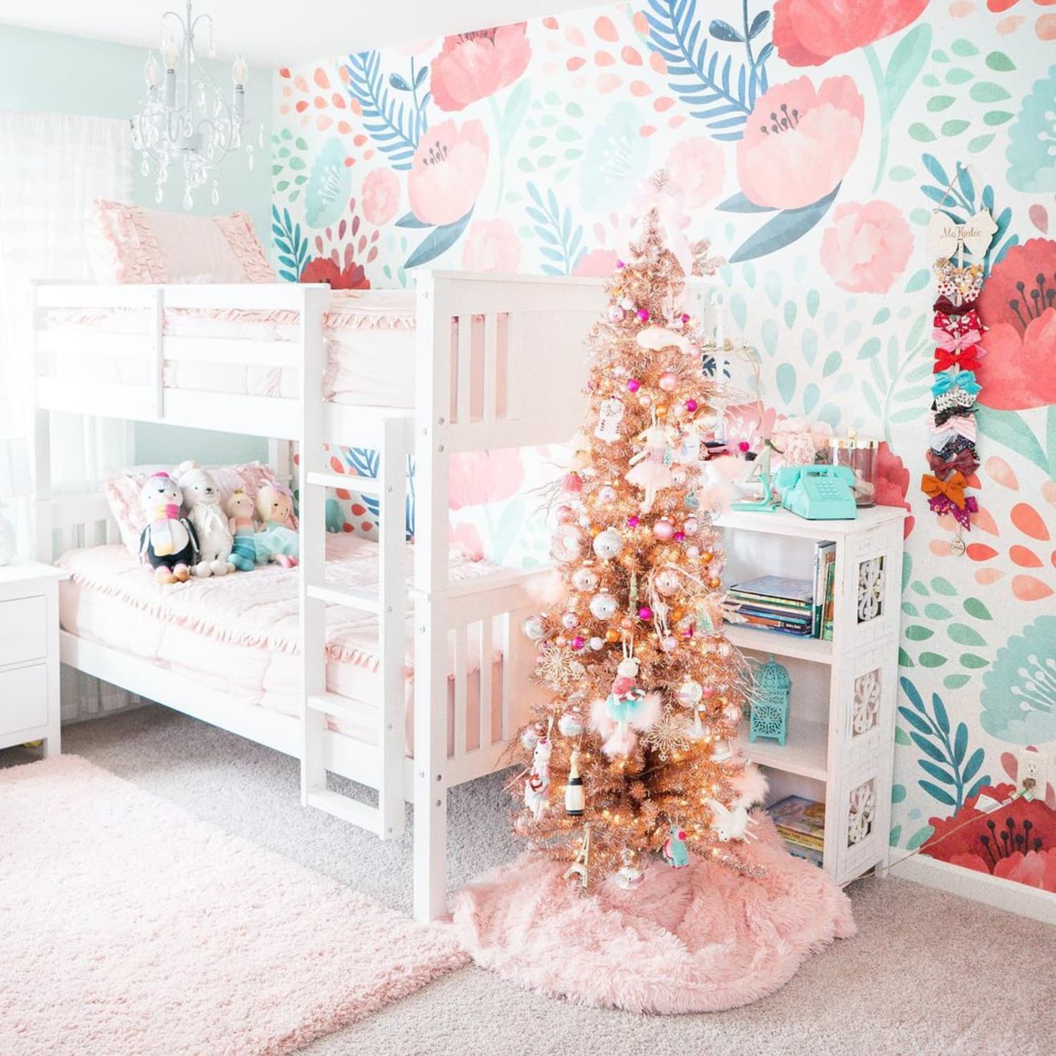 Rose gold online christmas tree