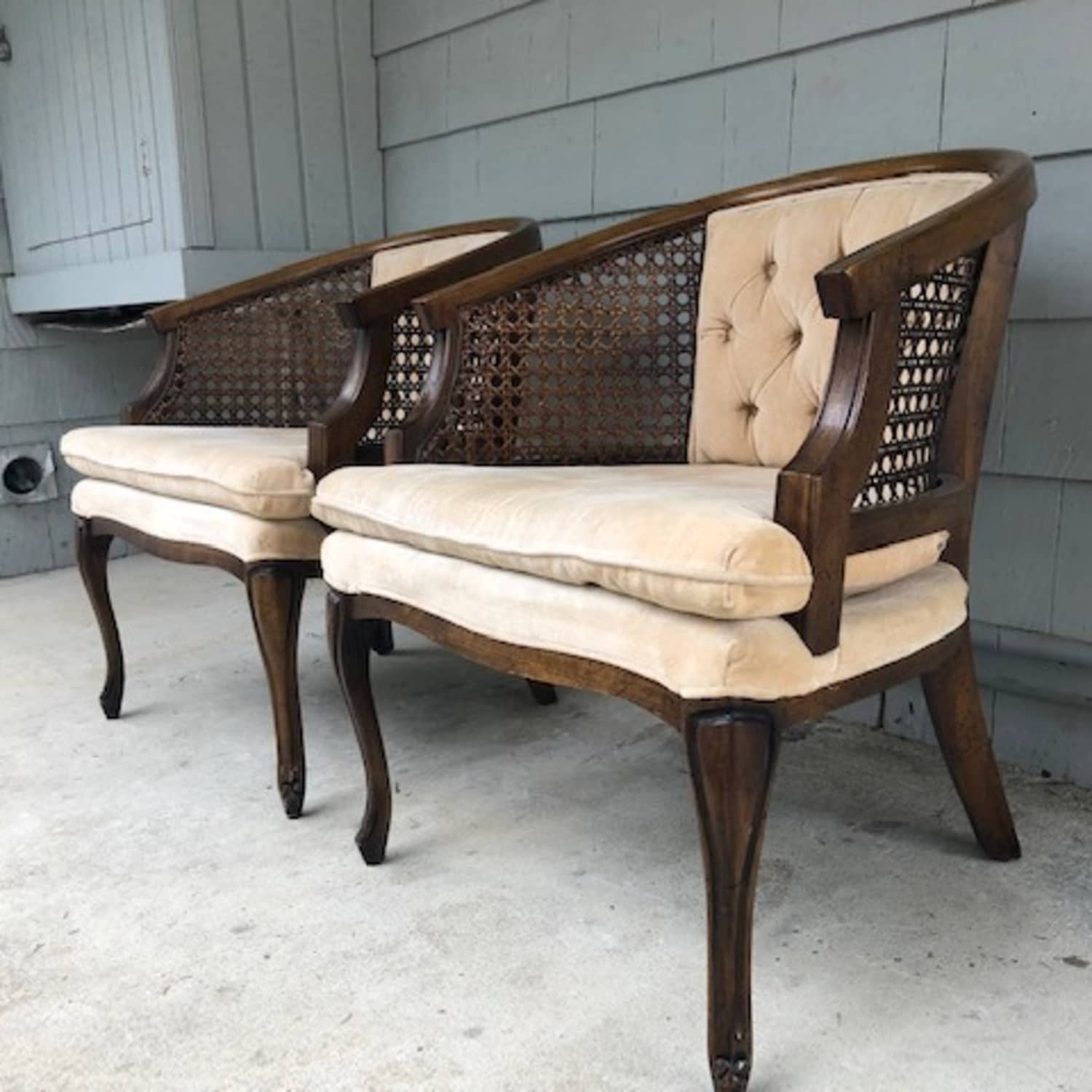 Cane sales back furniture
