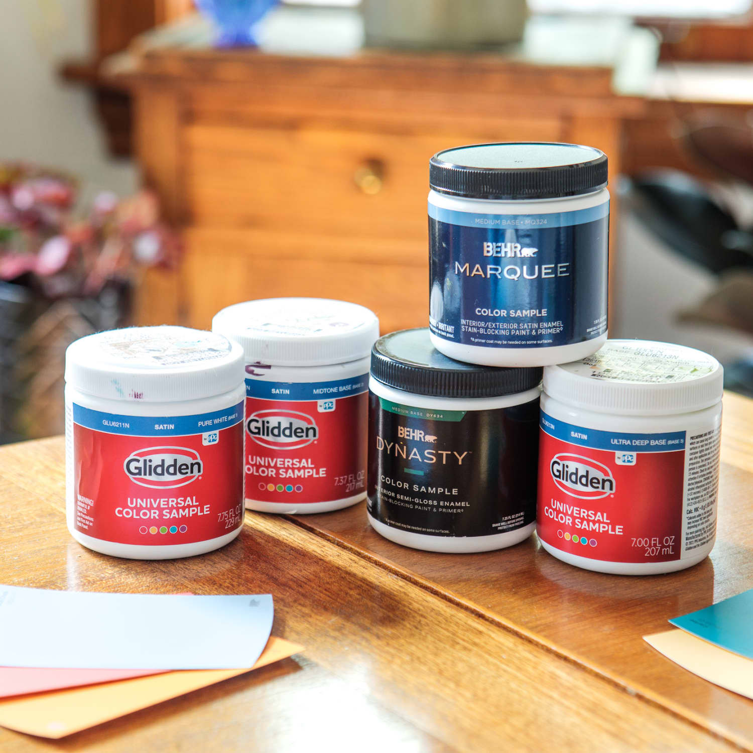 Glidden paint samples discount