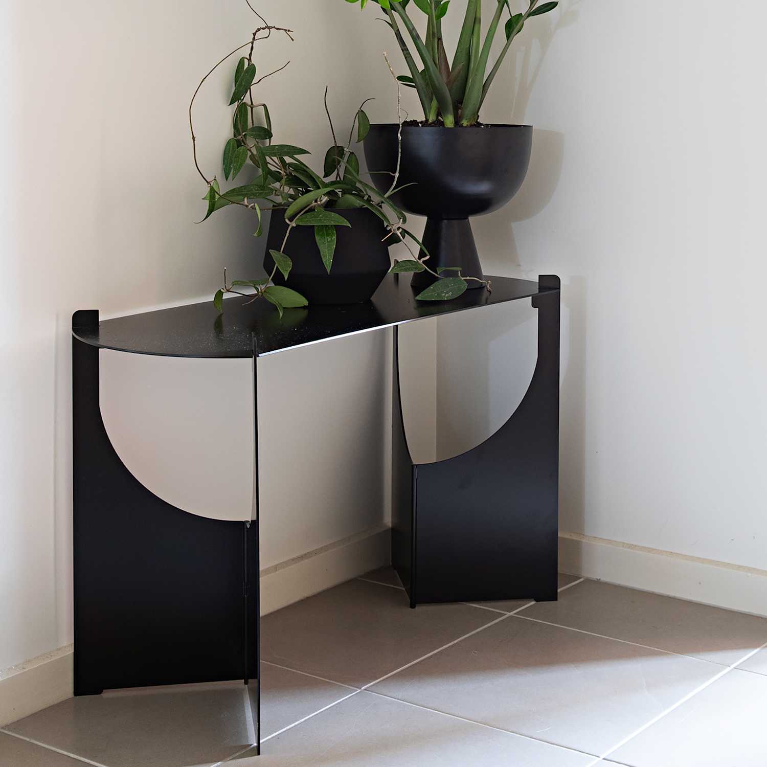 Ferm LIVING's Curvature Wall Table Is Like an Art Piece