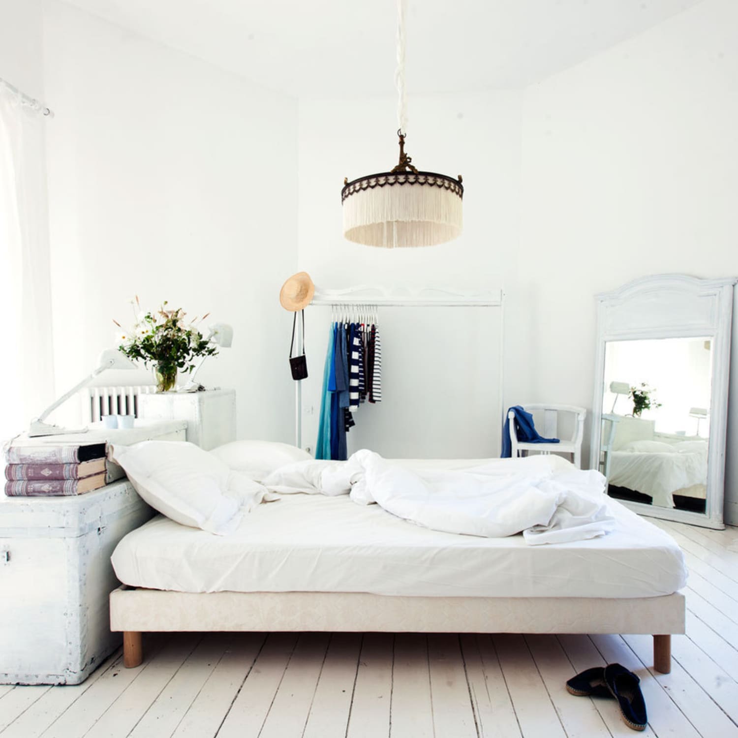 Bed next deals to wall