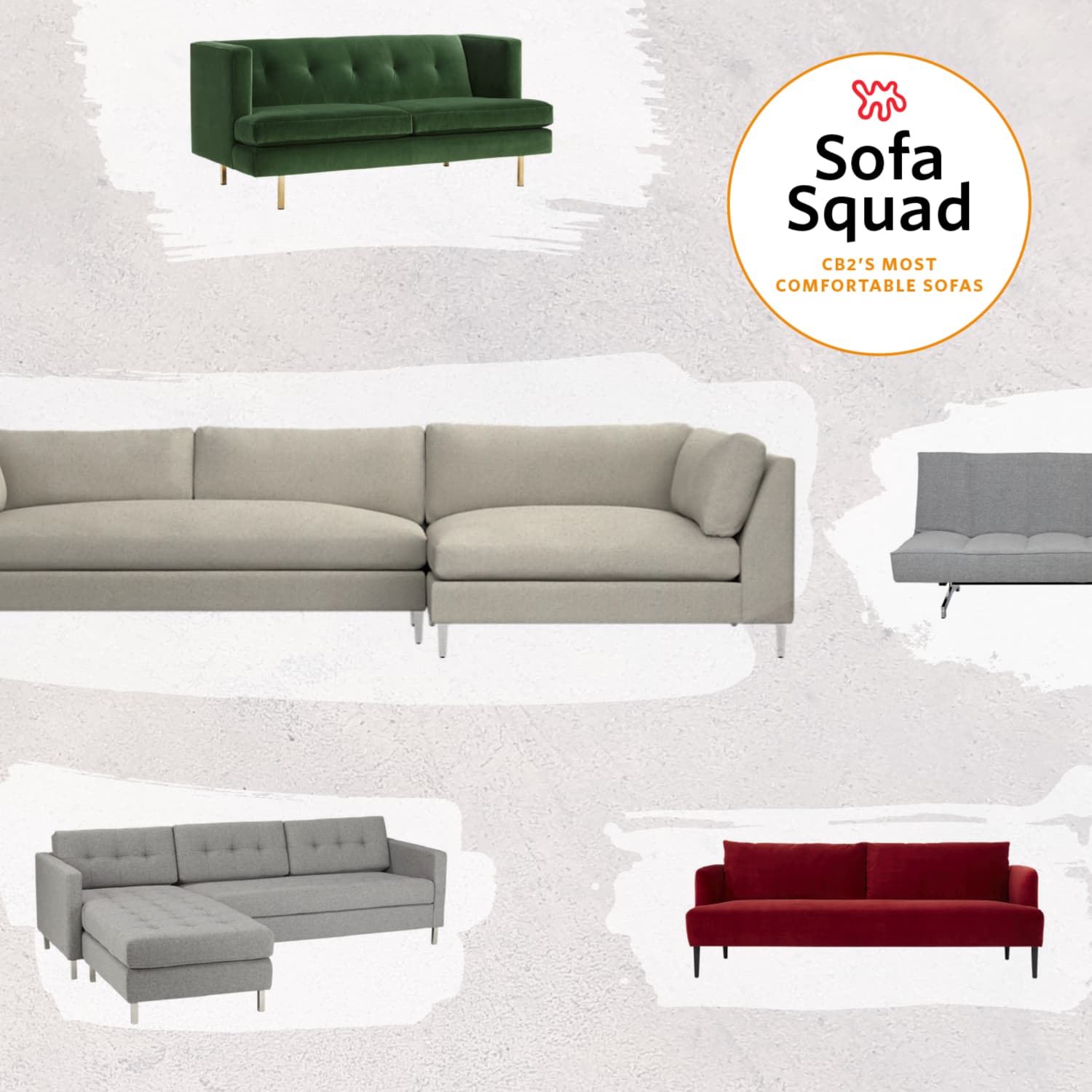 Decker couch cb2 sale