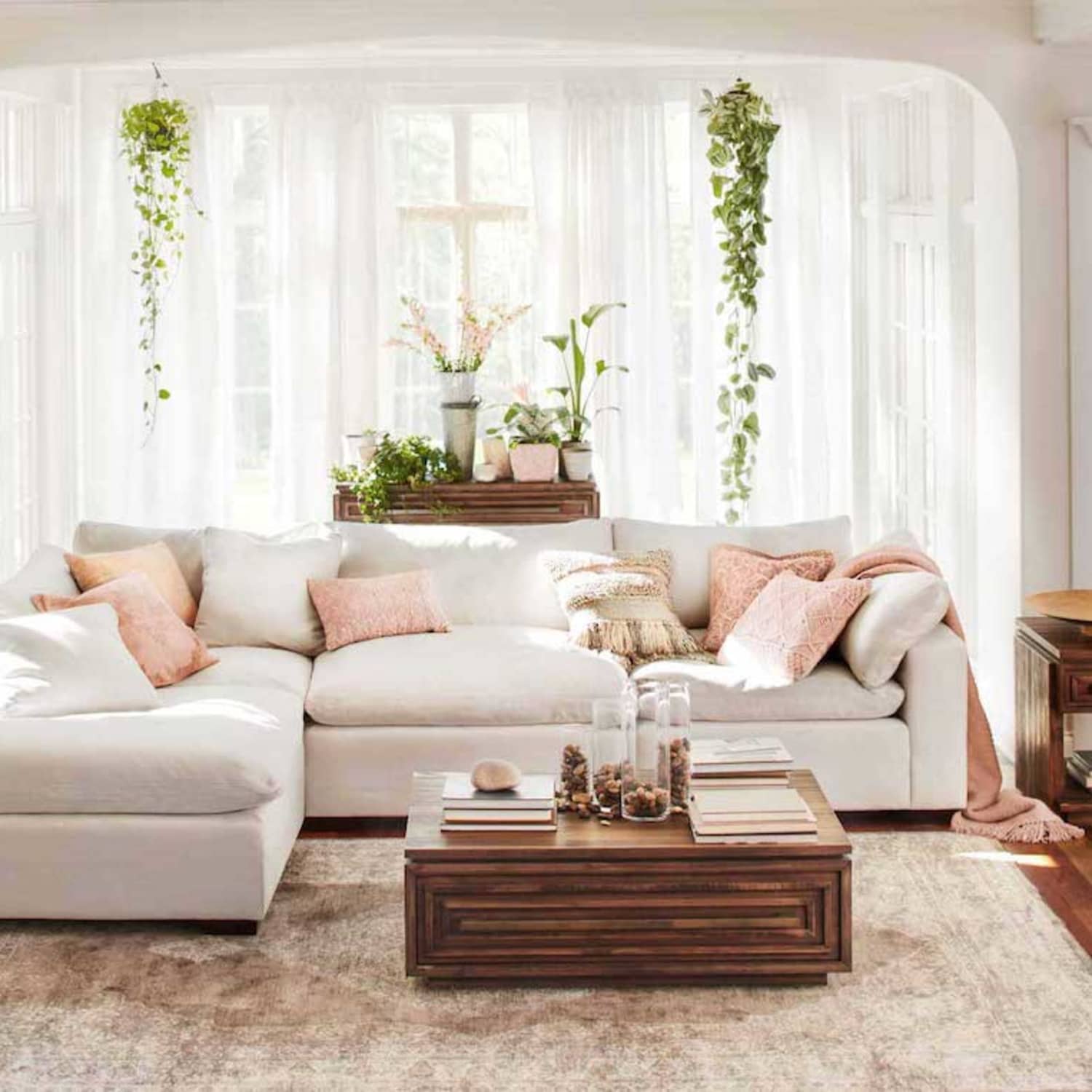 Apartment store sectional couch