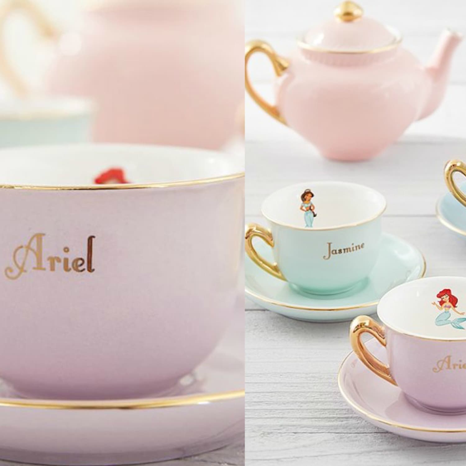 Disney tea set pottery barn sales
