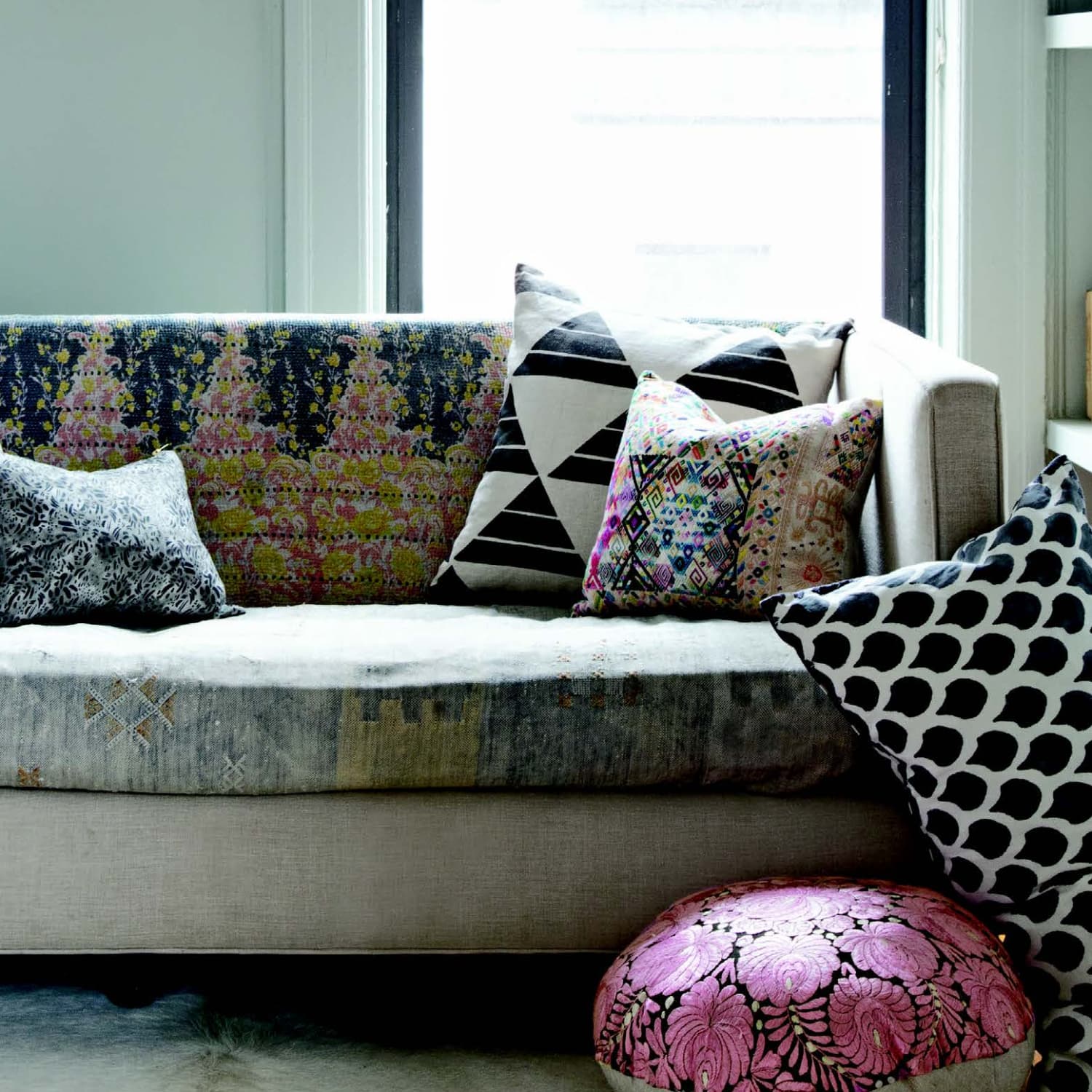 Using a throw to cover a sofa online