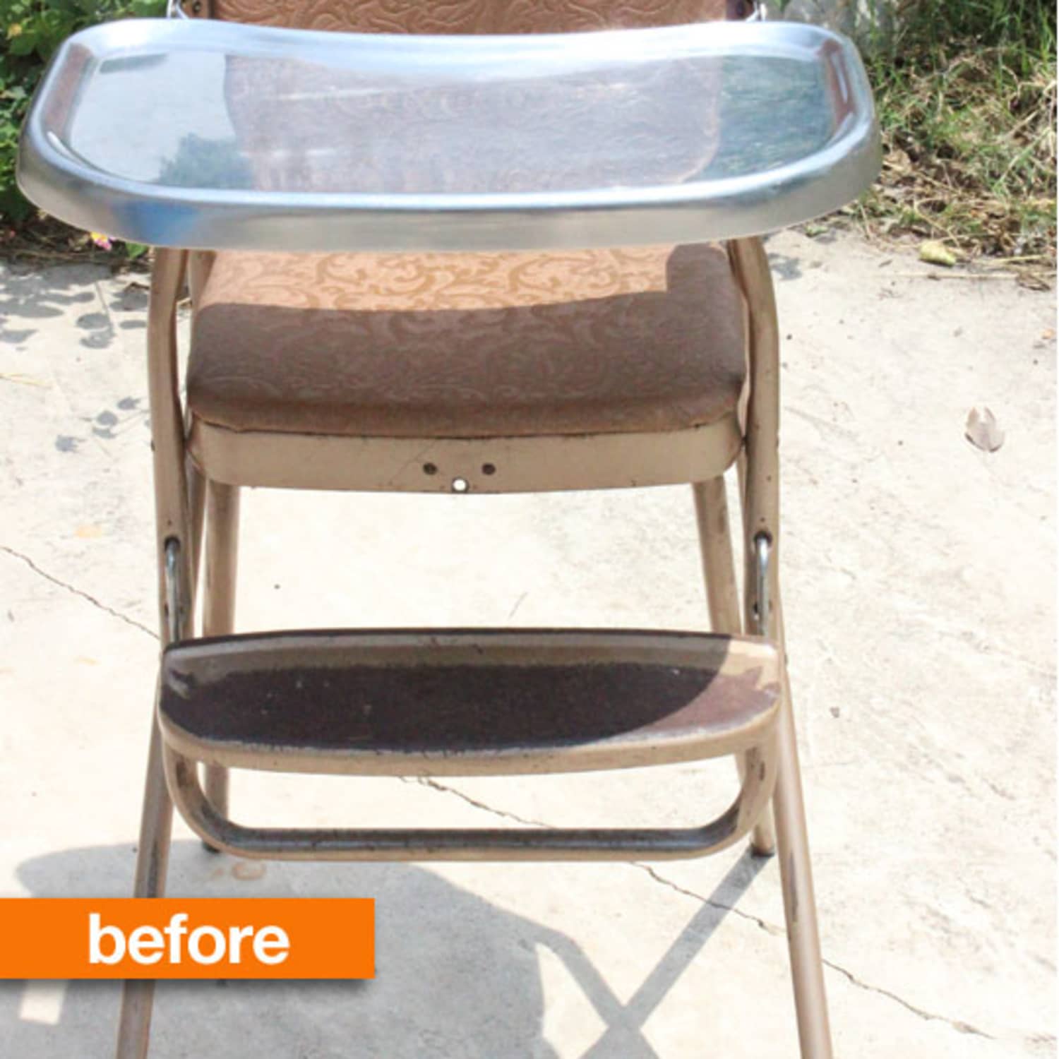 Vintage cosco metal high chair deals