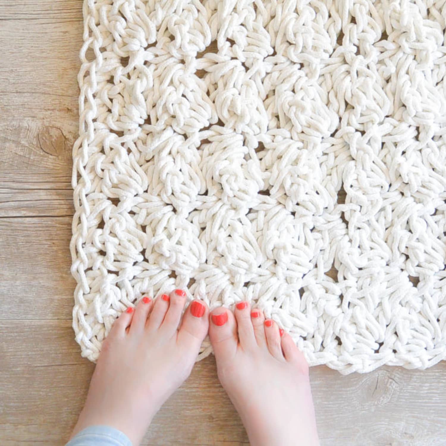 Crochet Over Rope Rug Pattern