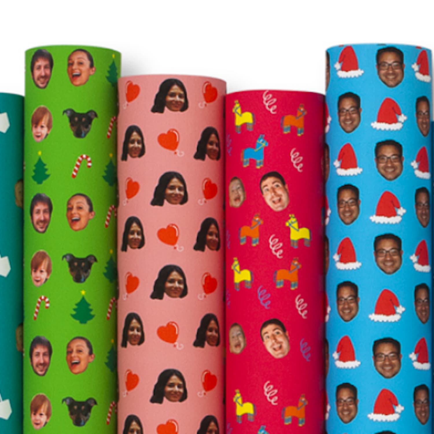 Face wrapping outlet paper