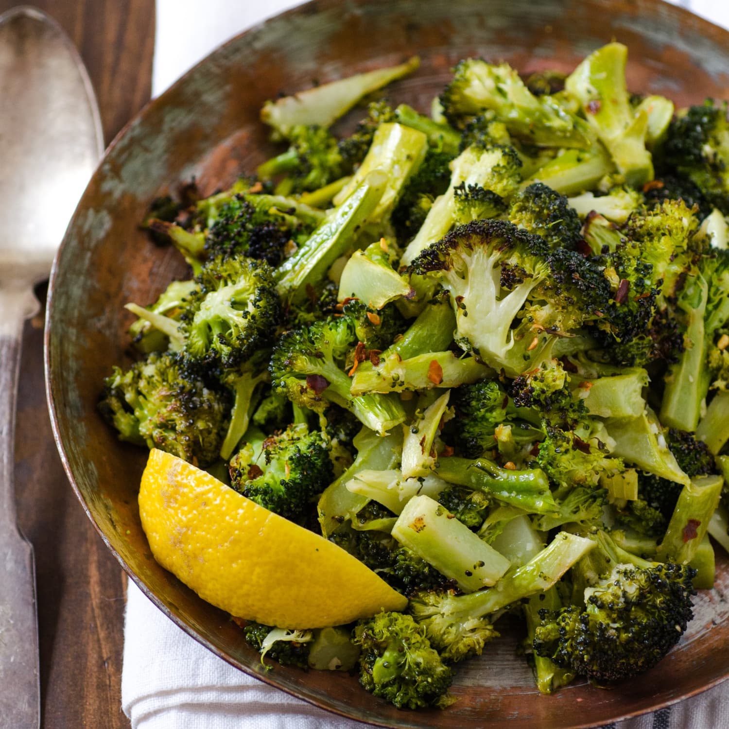 Thanksgiving broccoli side dish top