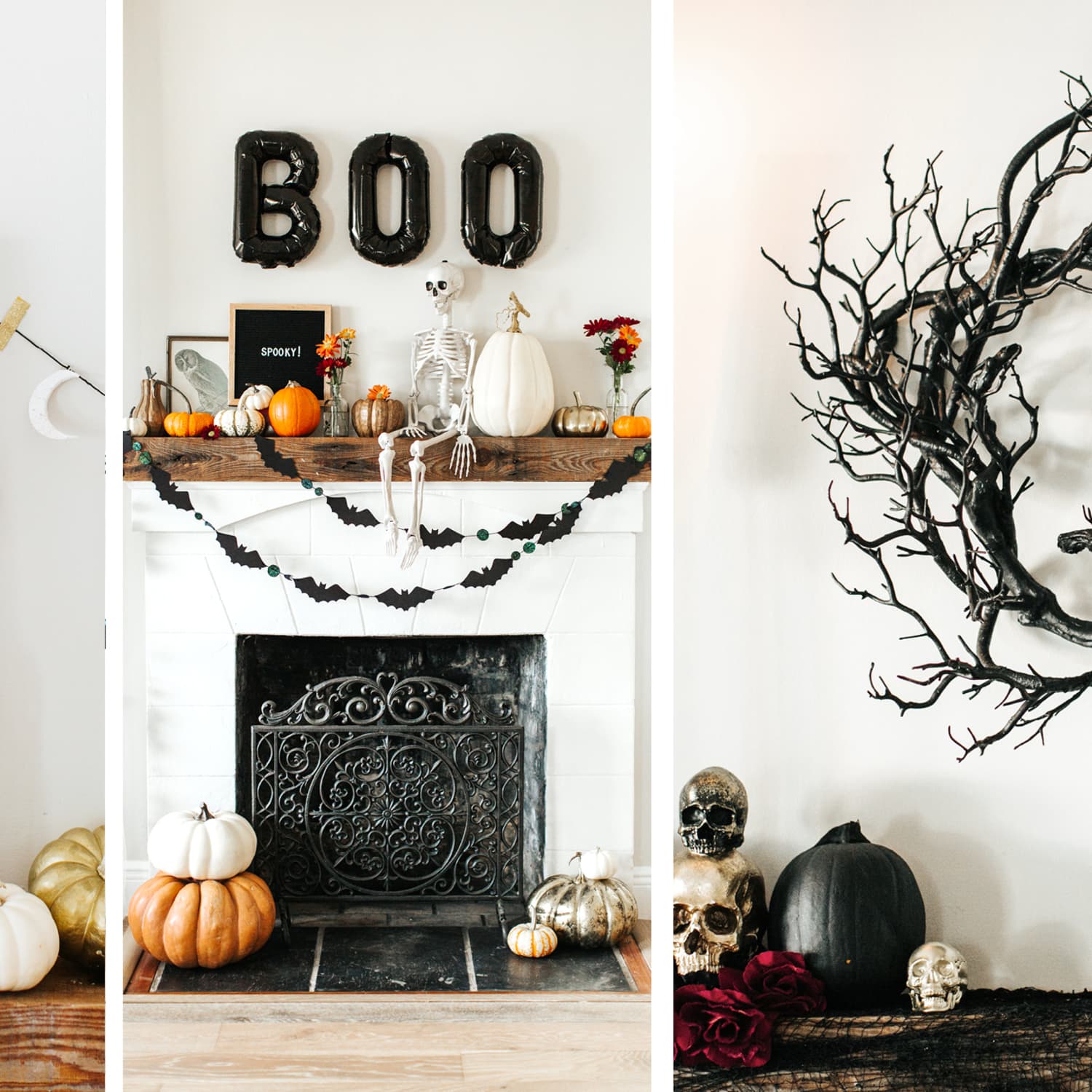 Halloween outlet mantel decor