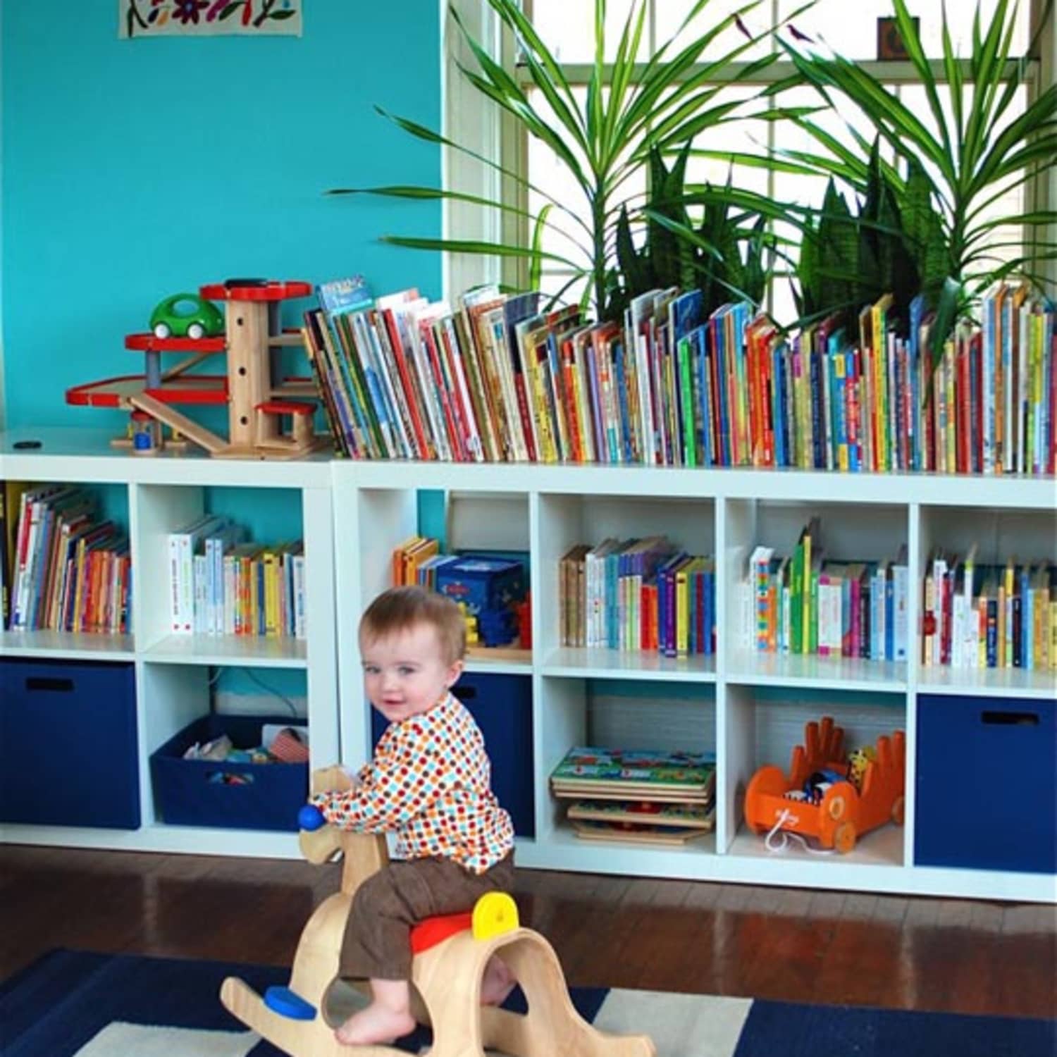 Ikea shelves shop kids room