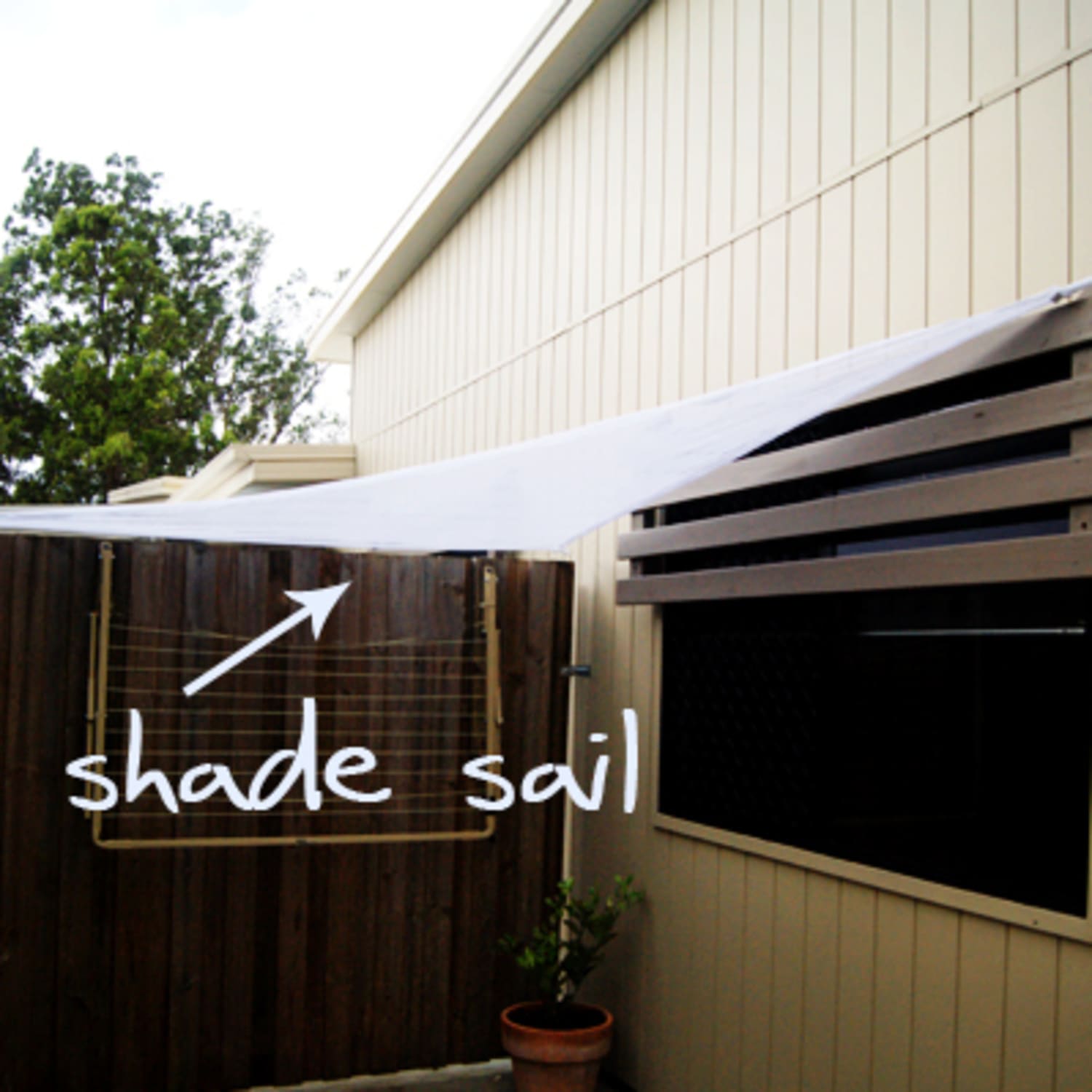 Diy store sun shade