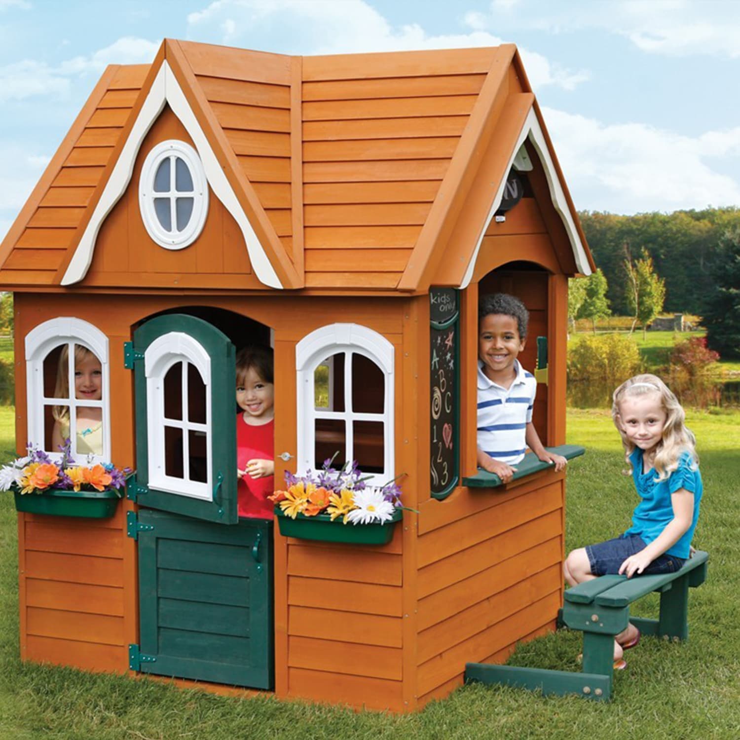 Costco best sale cedar playhouse