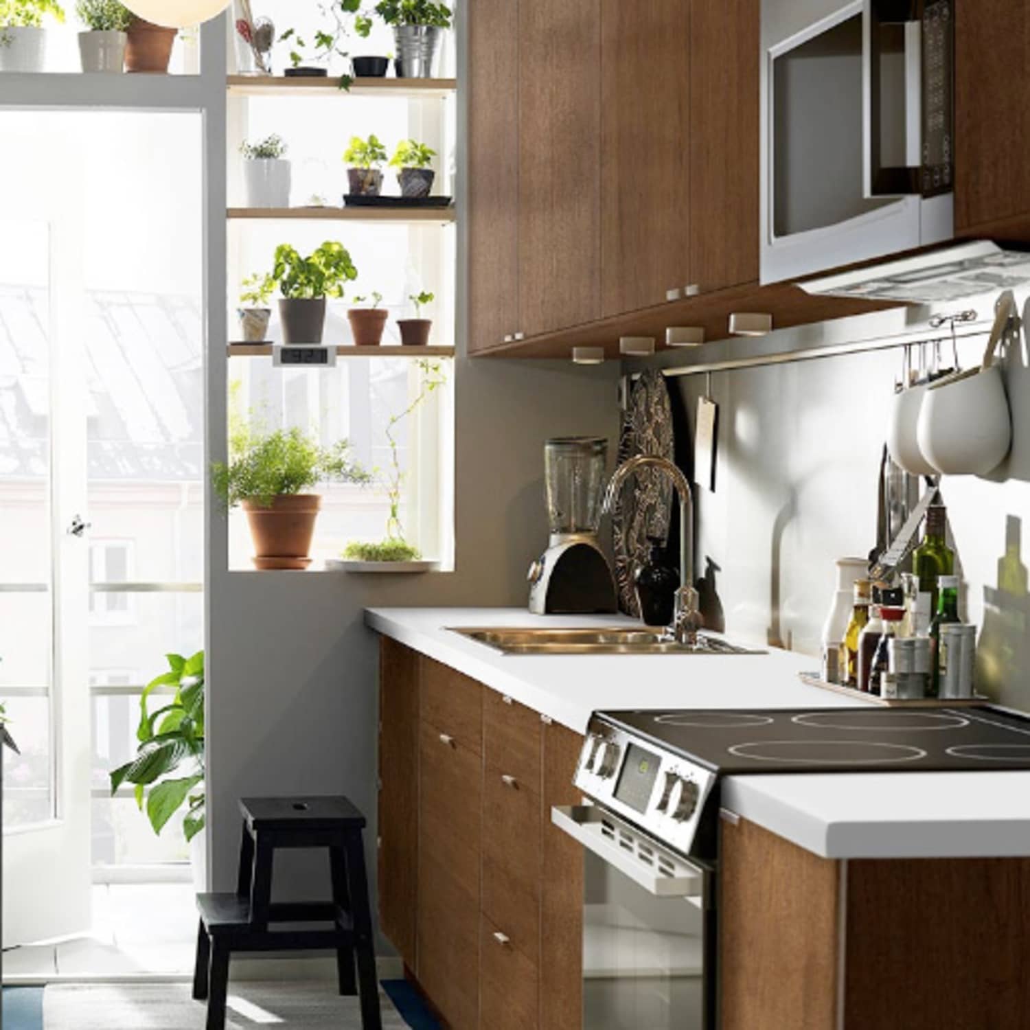 Compact kitchen top appliances apartments