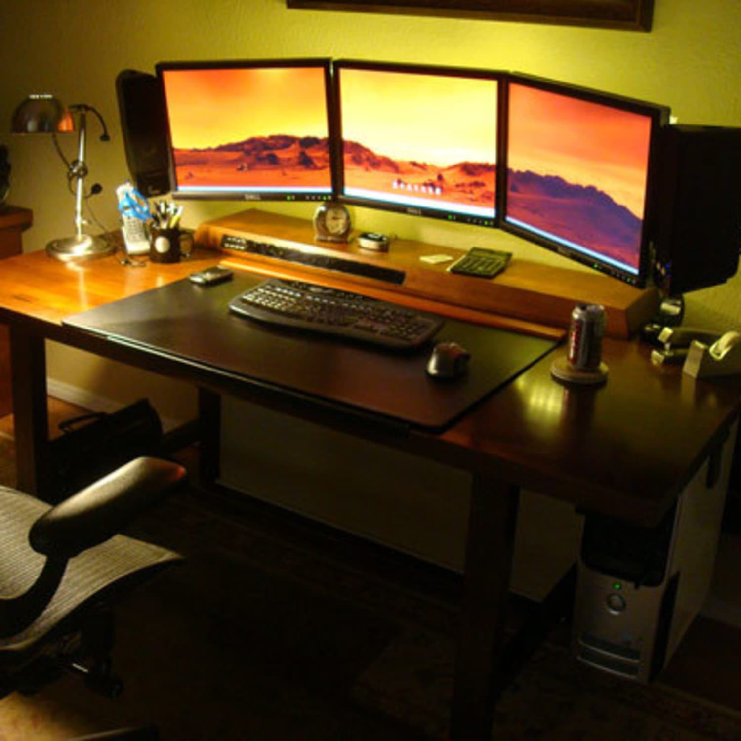 Best home office desk for multiple monitors cheap