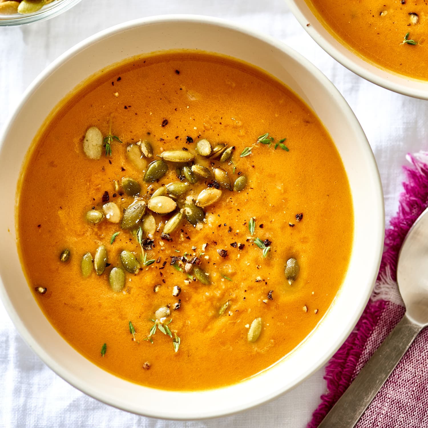 slow cooker pumpkin soup