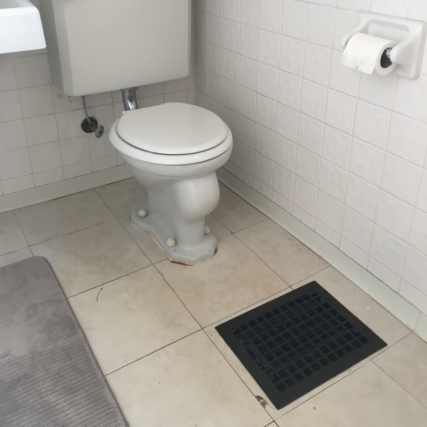 Tiling A Bathroom Floor Around A Toilet Flooring Tips