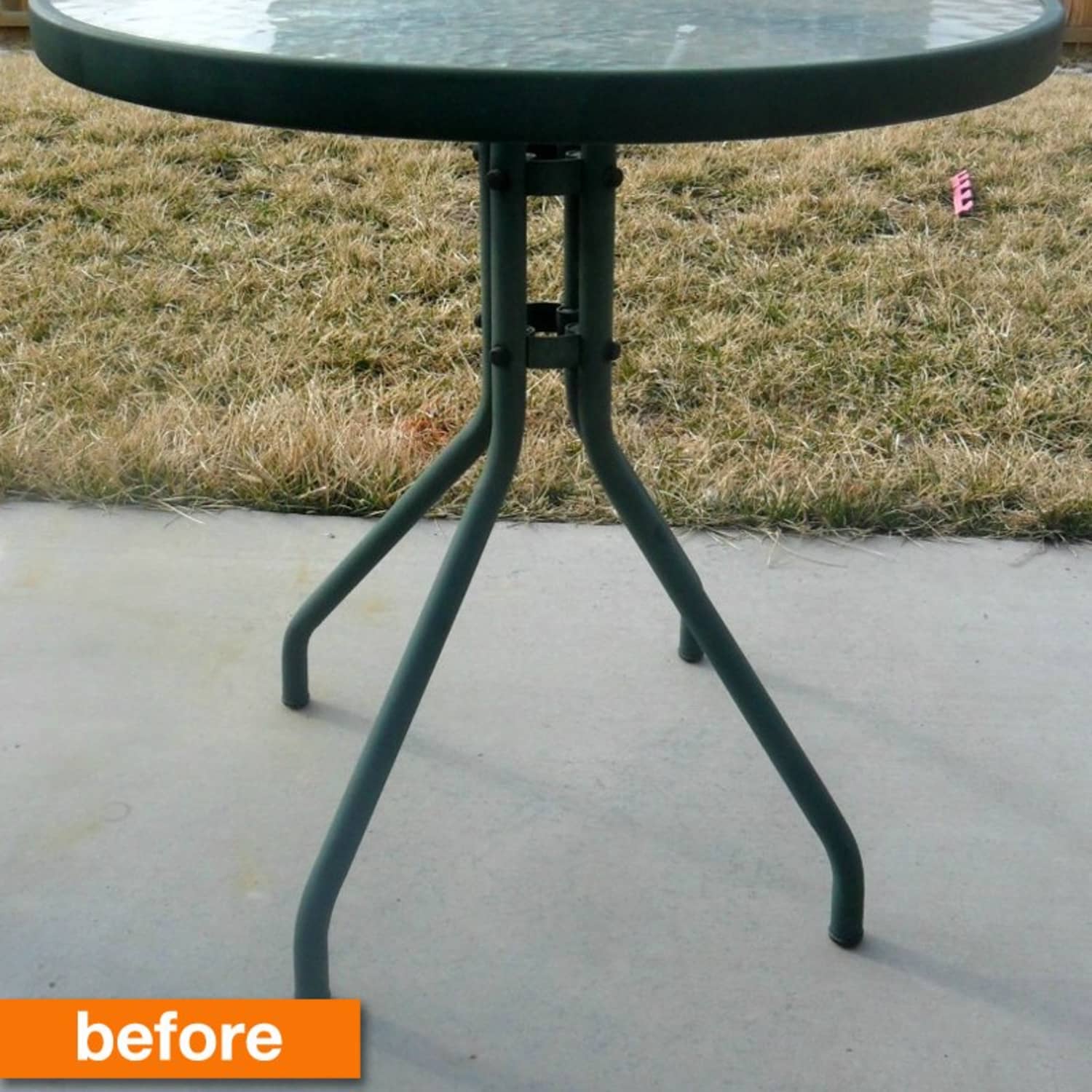 Painting a glass patio table hotsell