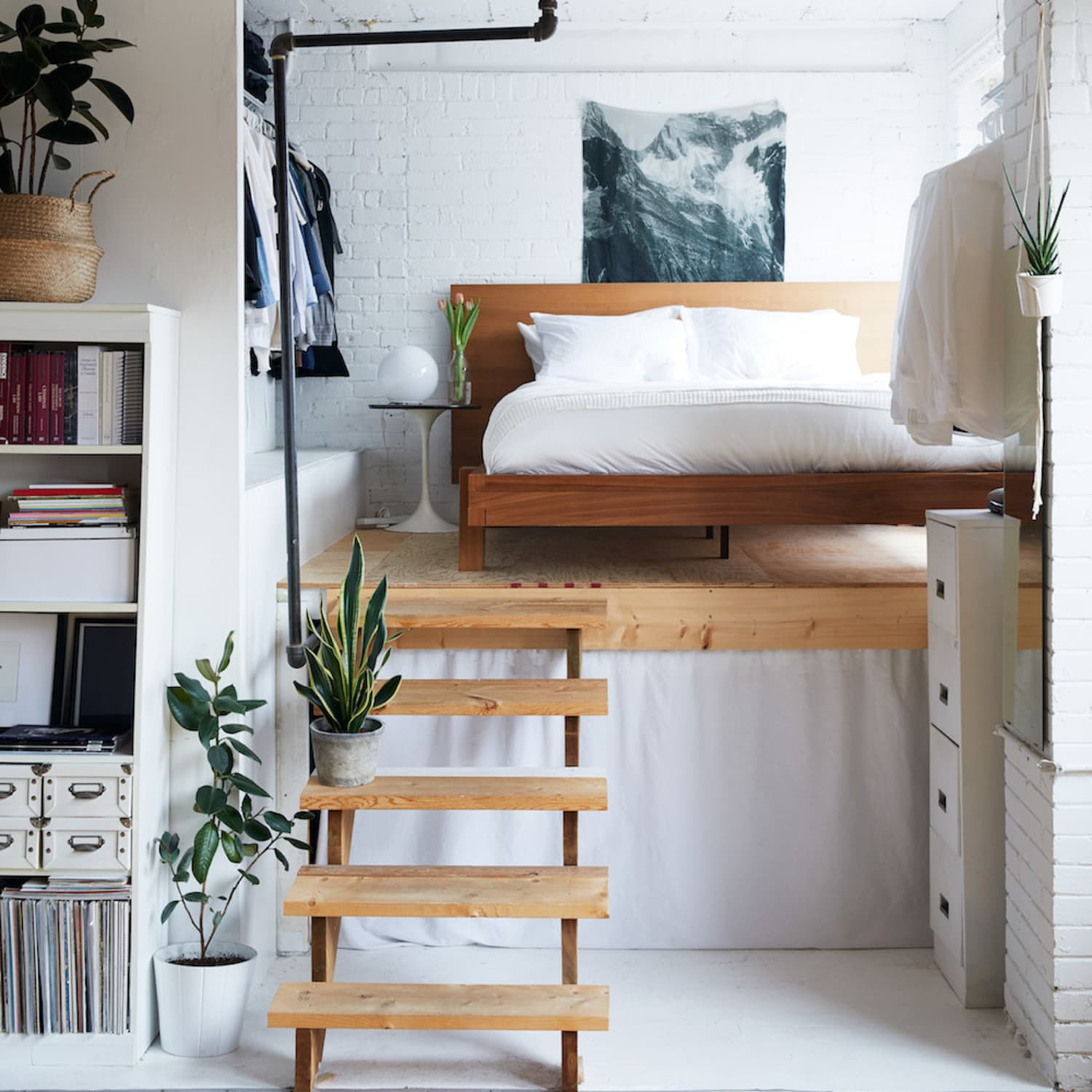 Small Bedroom Solution The Half Loft Apartment Therapy
