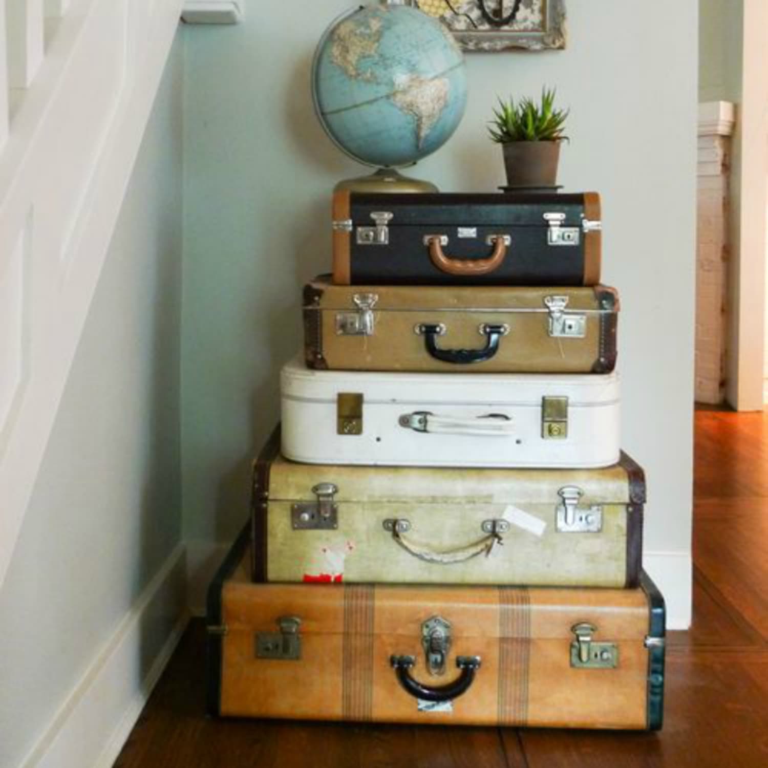 Diy old clearance suitcase