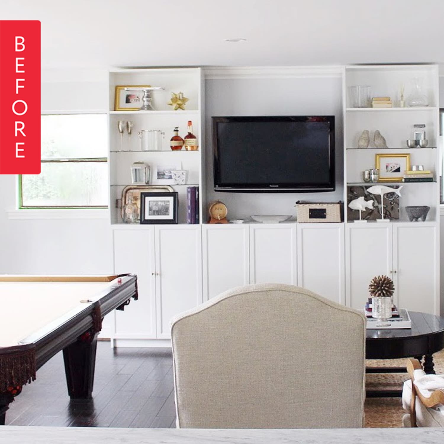 Billy bookcase tv sale unit