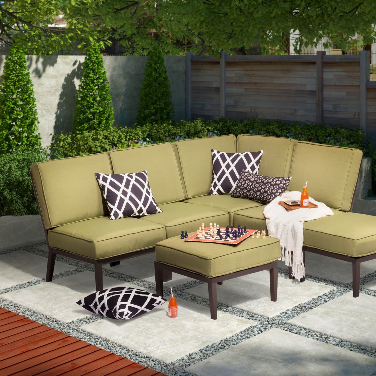 Garden treasures clearance greenway sectional