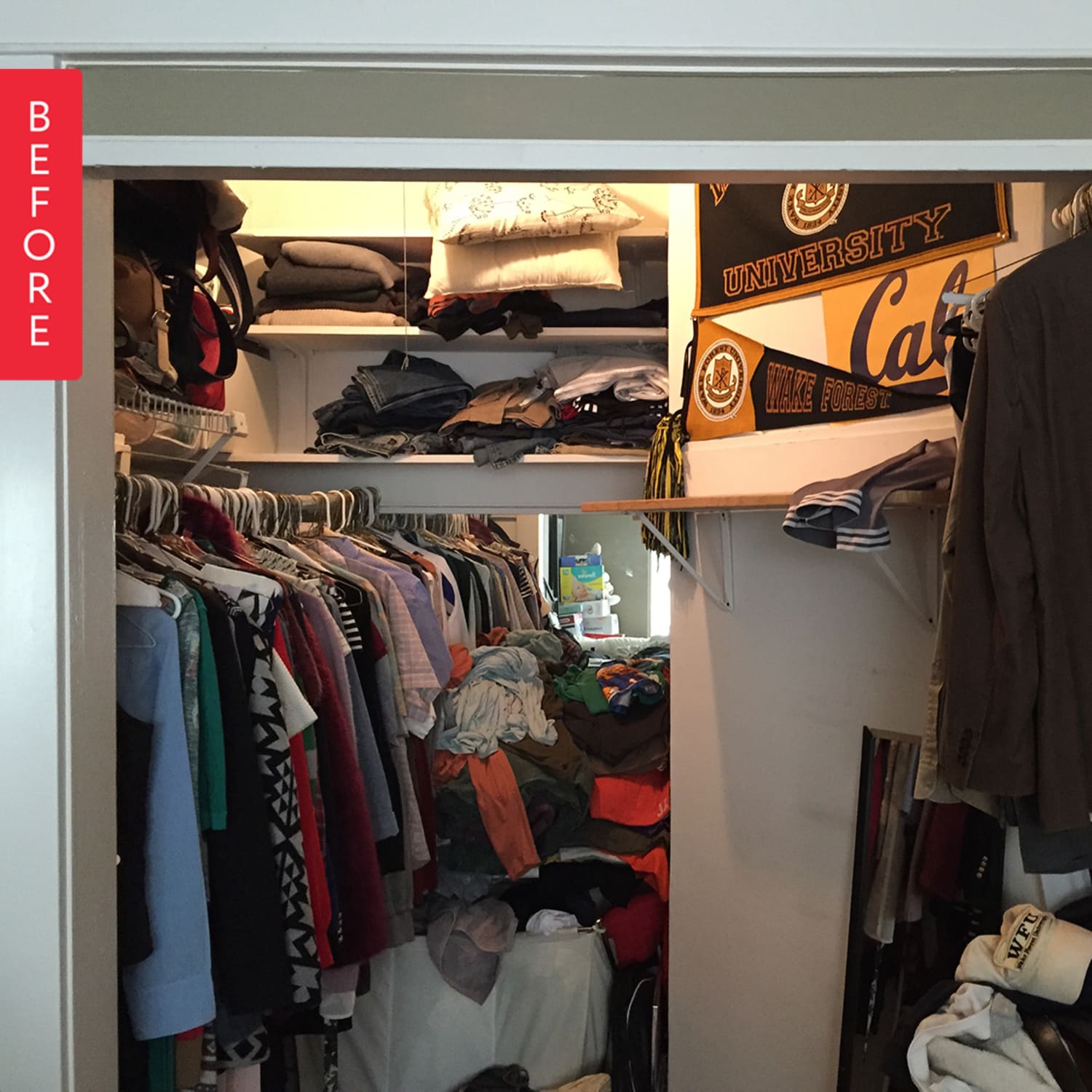 Walk in sales closet nursery