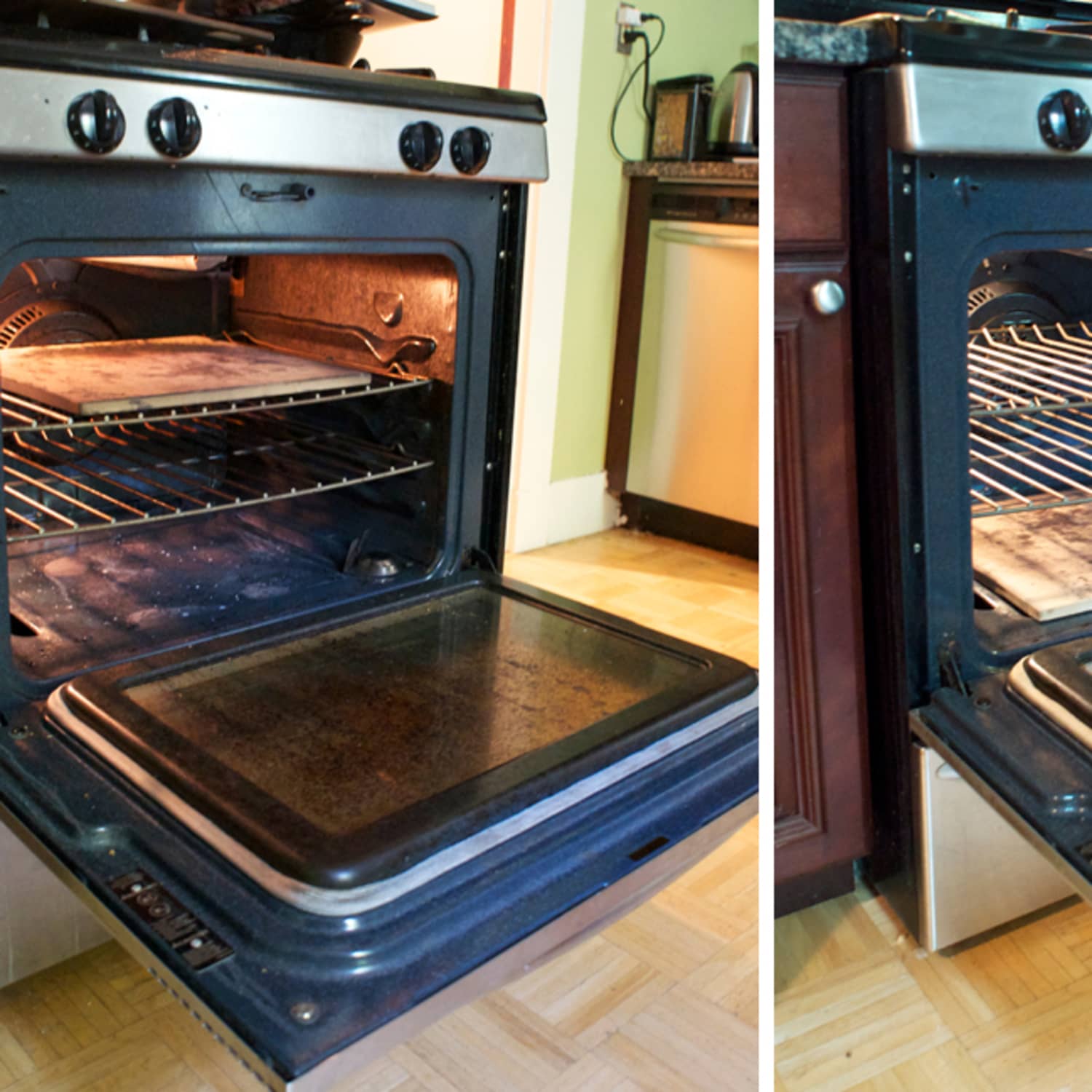 How to clean outlet bottom of oven