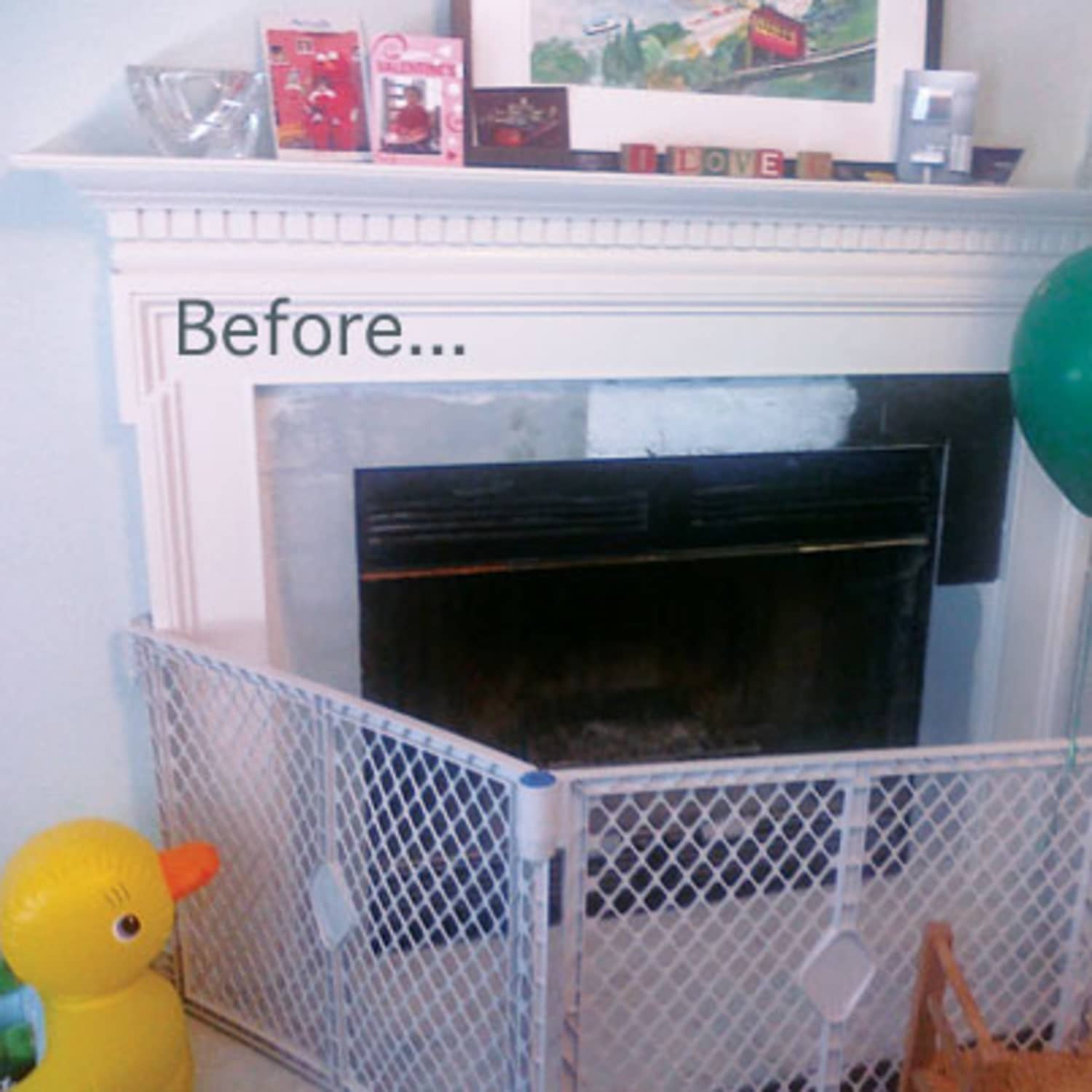 Baby proof fireplace gate sales