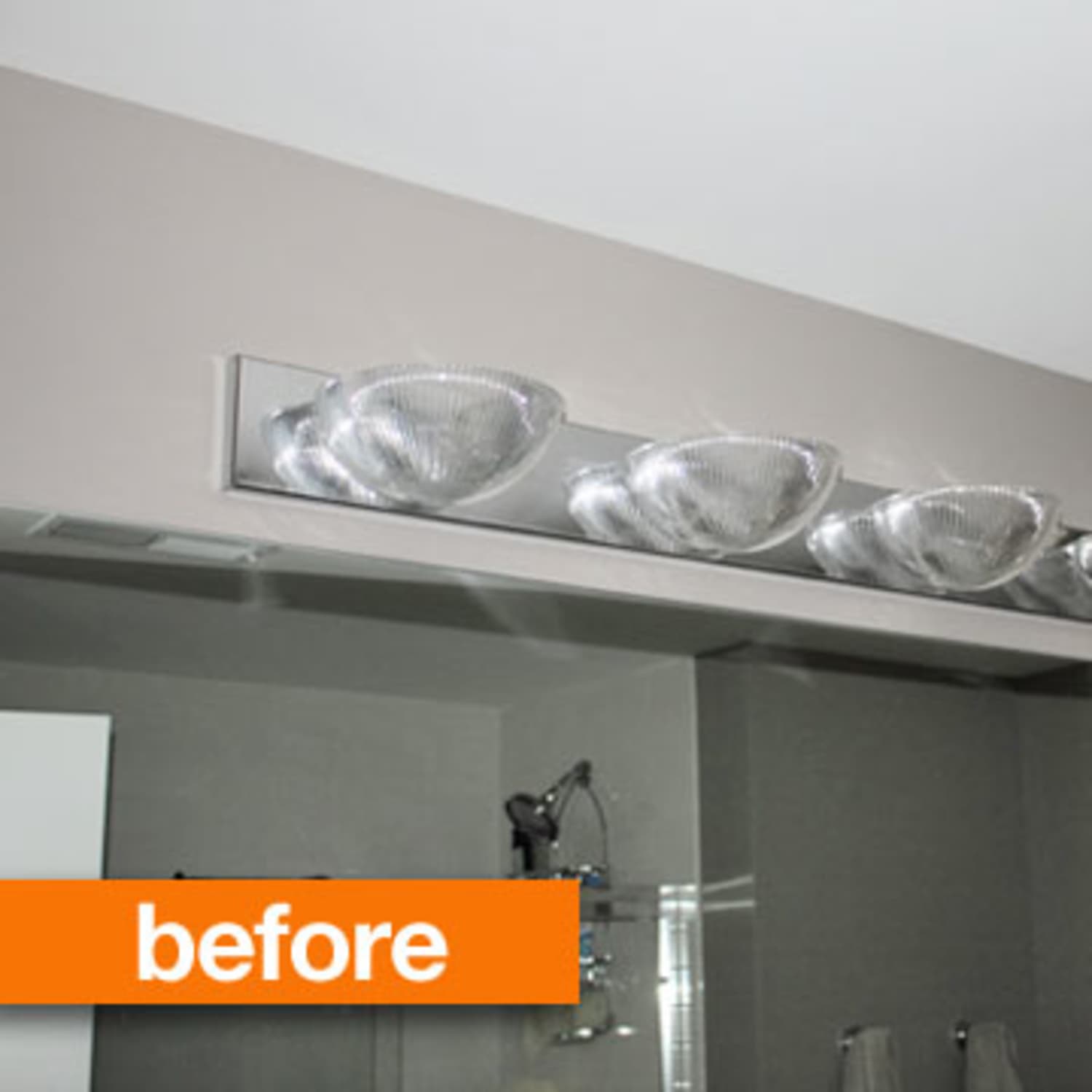 Sean s DIY Bathroom Lighting Makeover Apartment Therapy