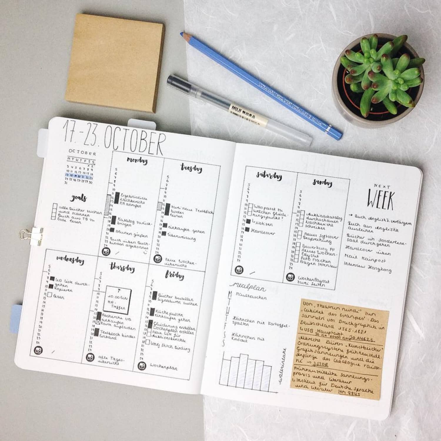 Bullet Journal Weekly Spread Ideas 💜 Bujo weekly layouts, bujo