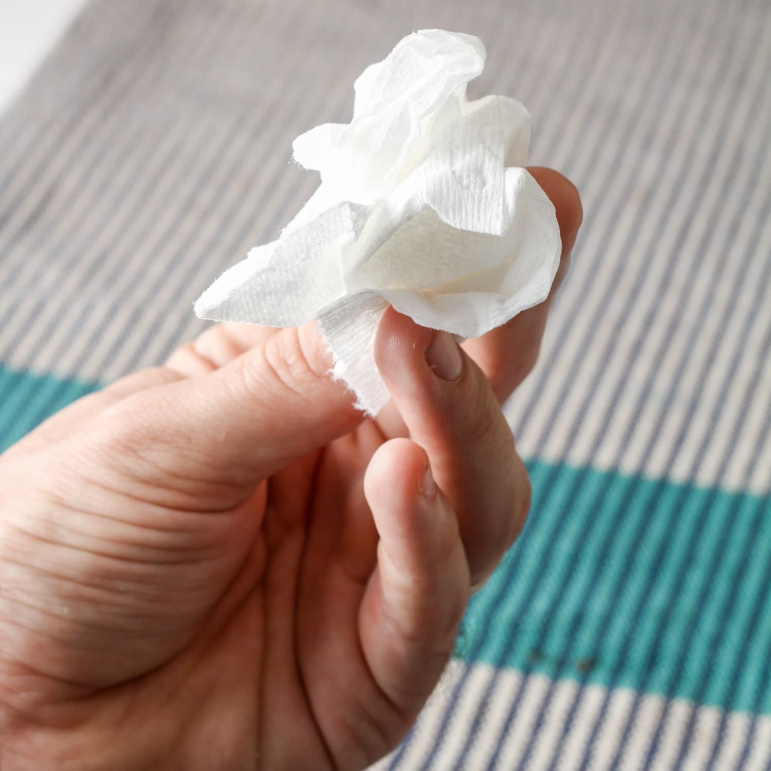 Toilet paper discount folding