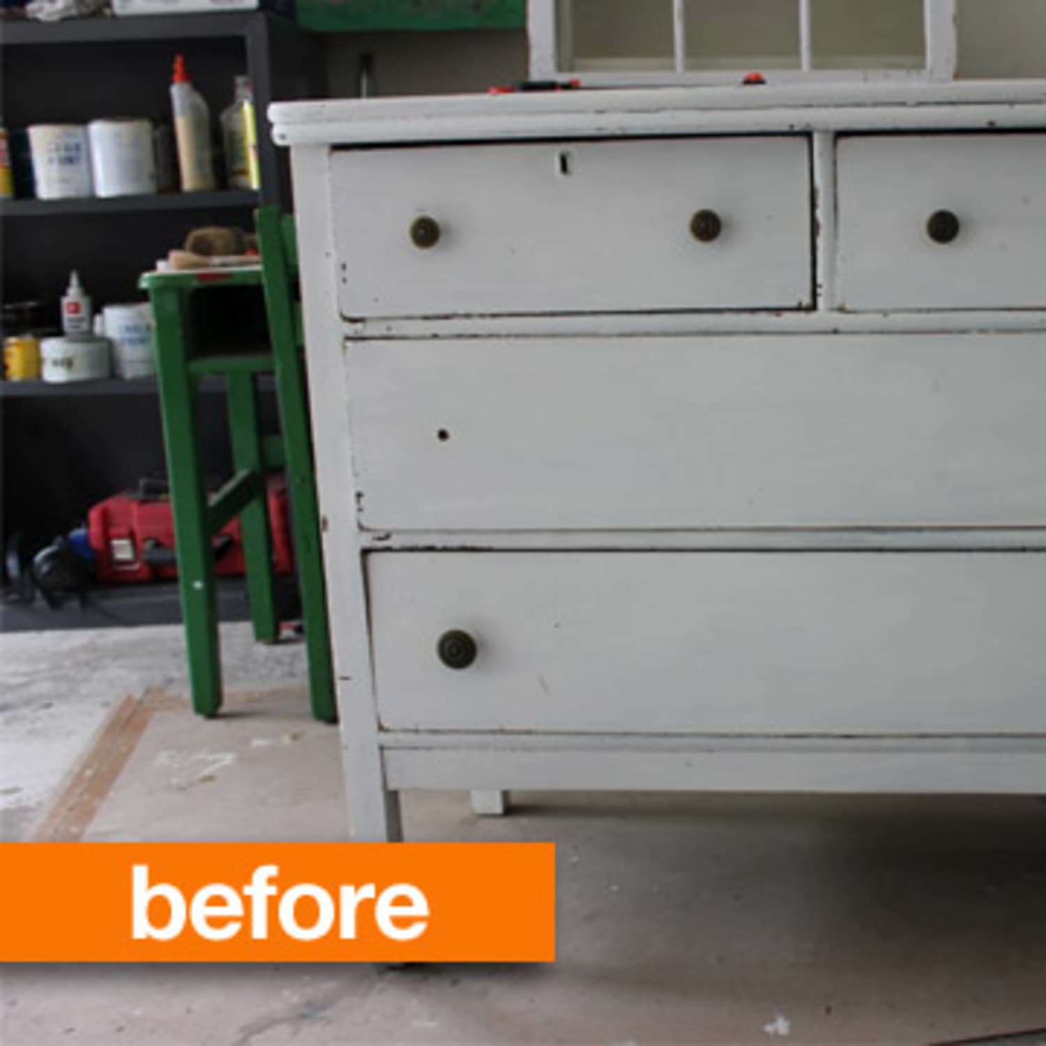 Before After Craigslist Dresser Gets a Makeover Apartment Therapy