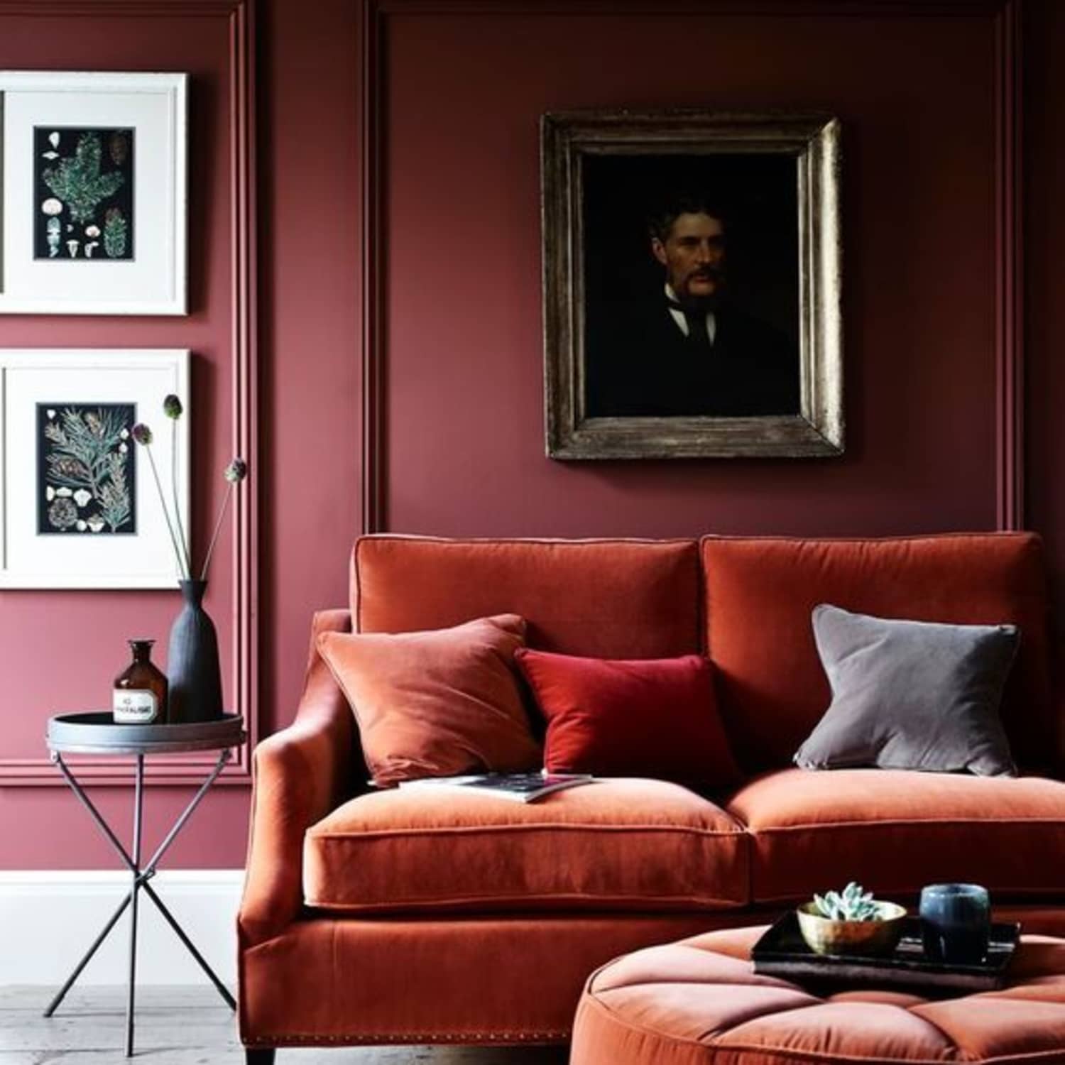Cushions to go with red sofa top