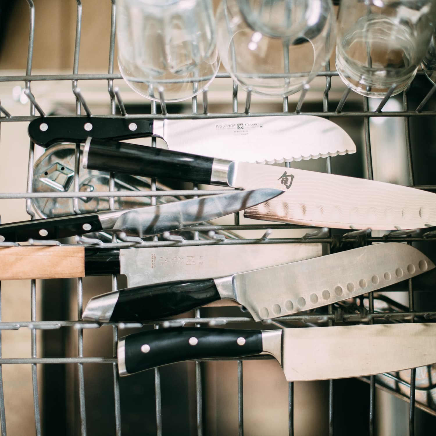 Dishwasher knife rack clearance