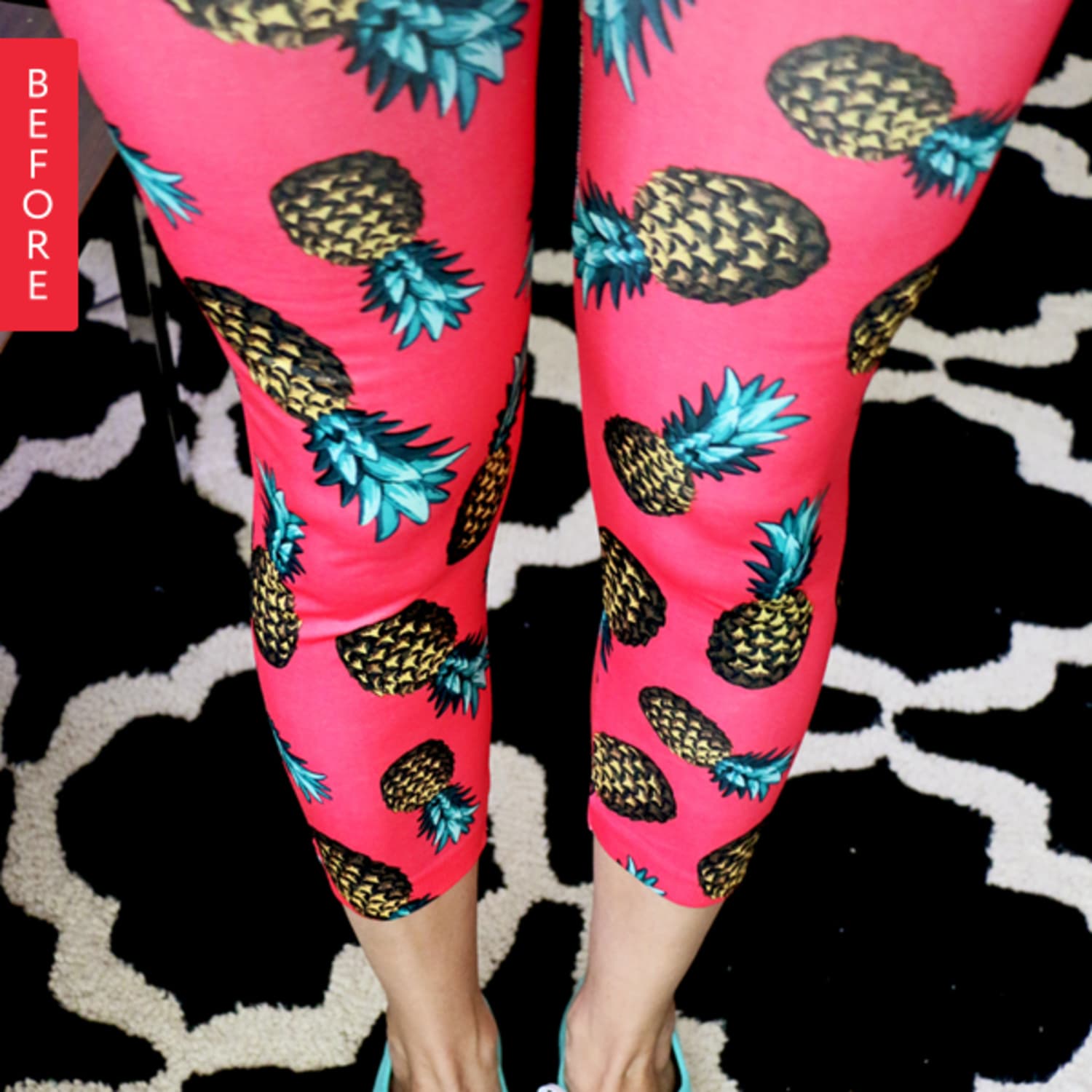 Before After Pineapple Pants to Protective Print Apartment Therapy