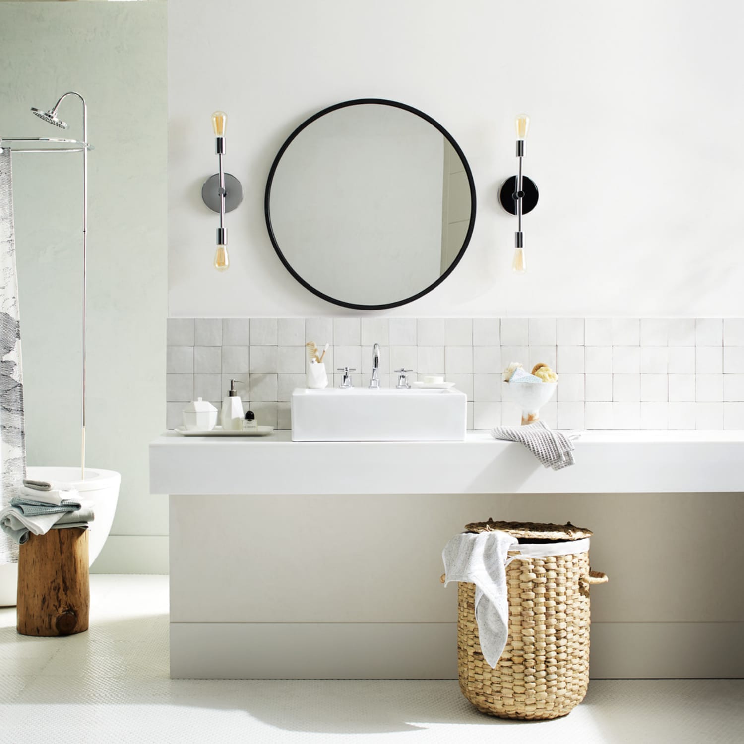 West elm bathroom sales sconce