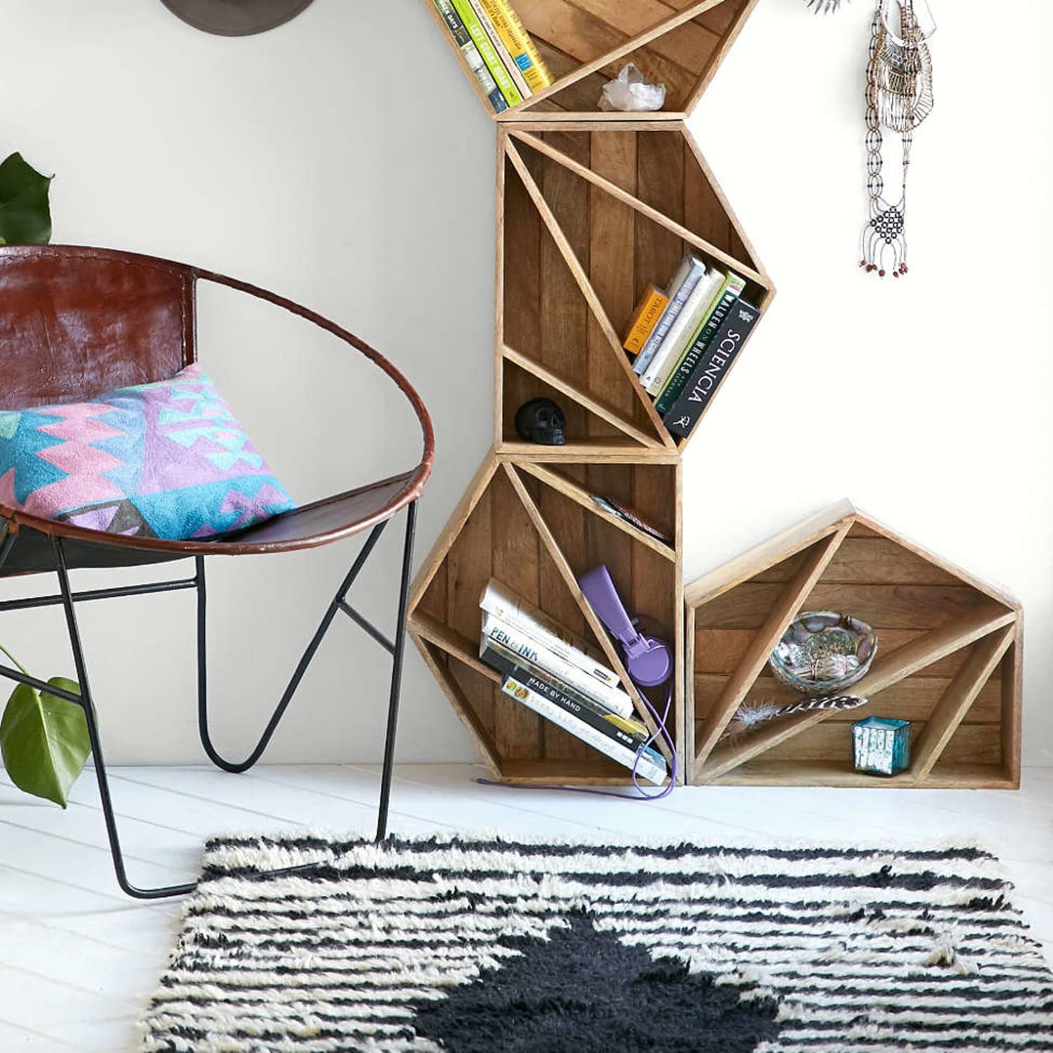 Geometric shelving unit deals