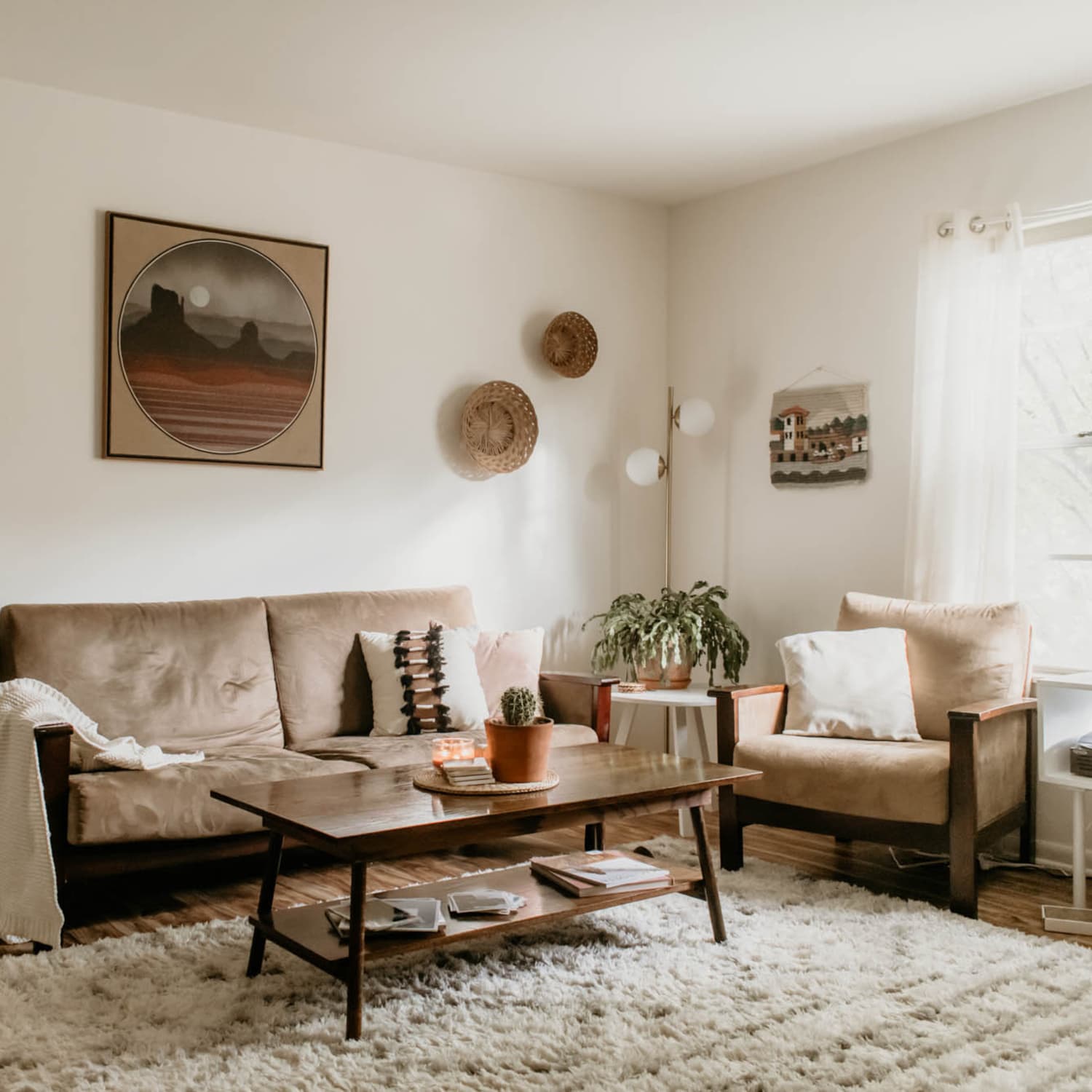 Earthy and Minimal Rental Apartment Tour Apartment Therapy