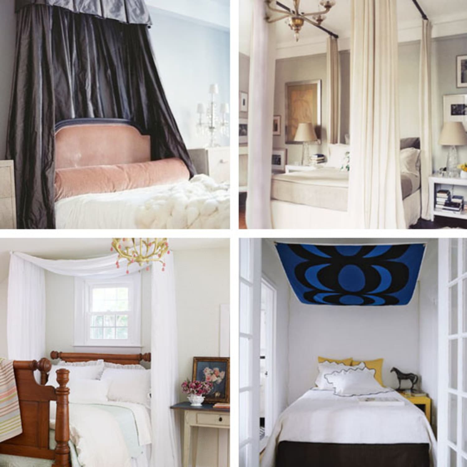Canopy bed without frame deals