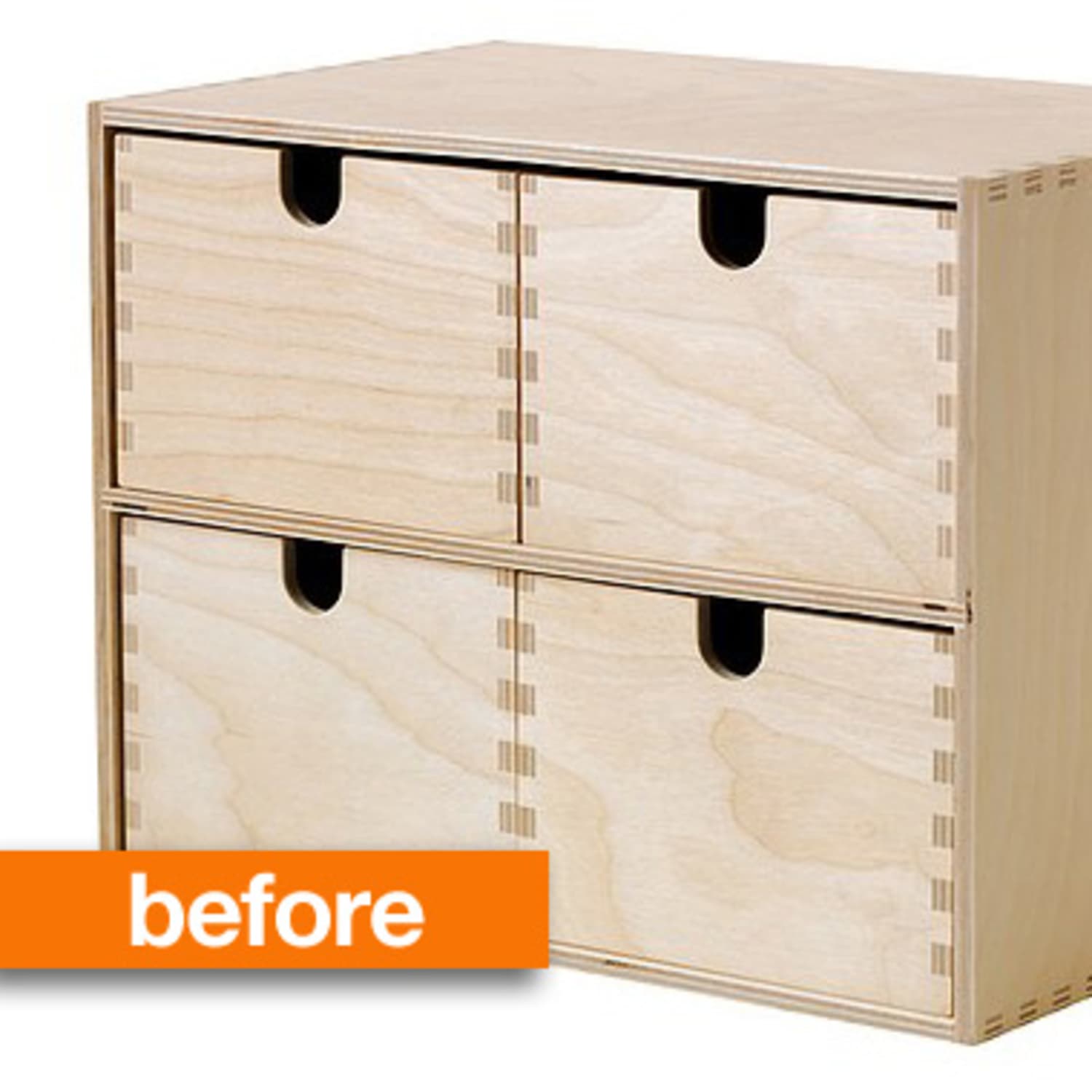 Before & After: From IKEA Basic to a Vintage-Look Card Catalog