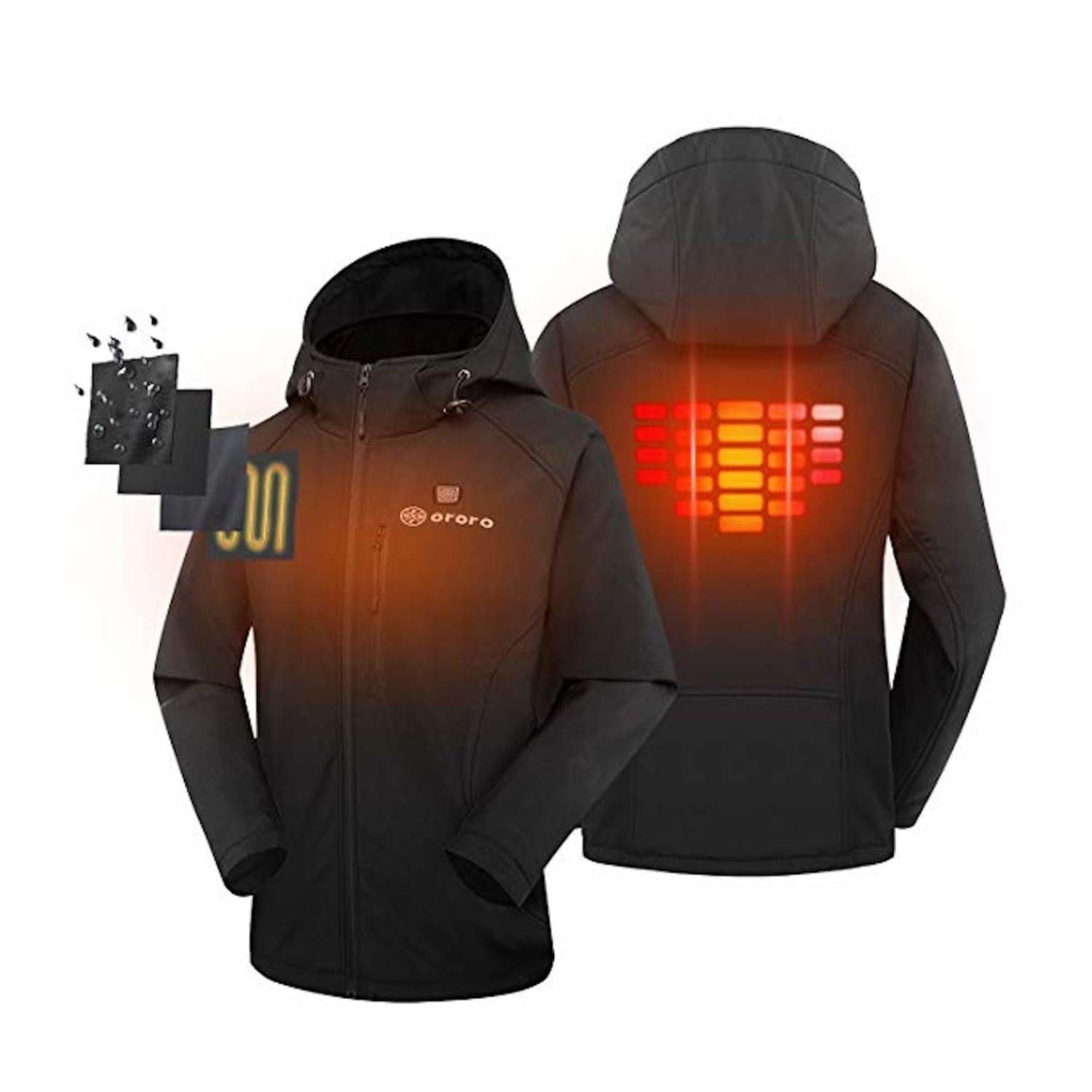 Ororo heated 2025 jacket amazon